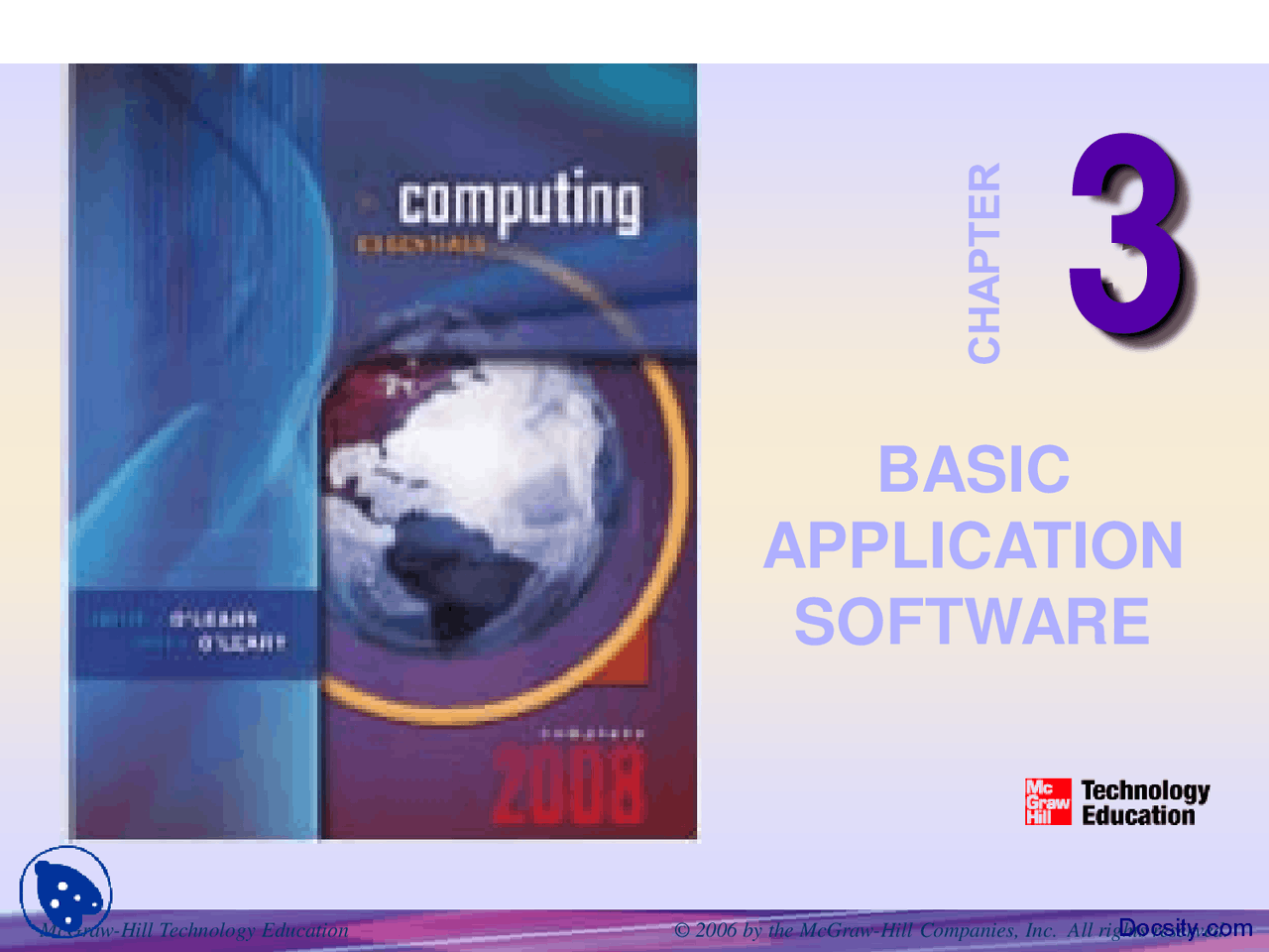 Basic Application Software Part 1-Information Technology-Lecture Slides ...