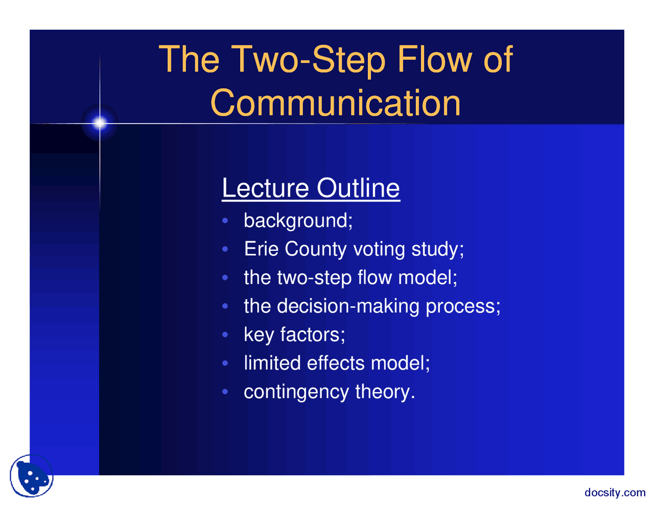 Two Steps Flow Model of Communication-Media and Mass Communication ...