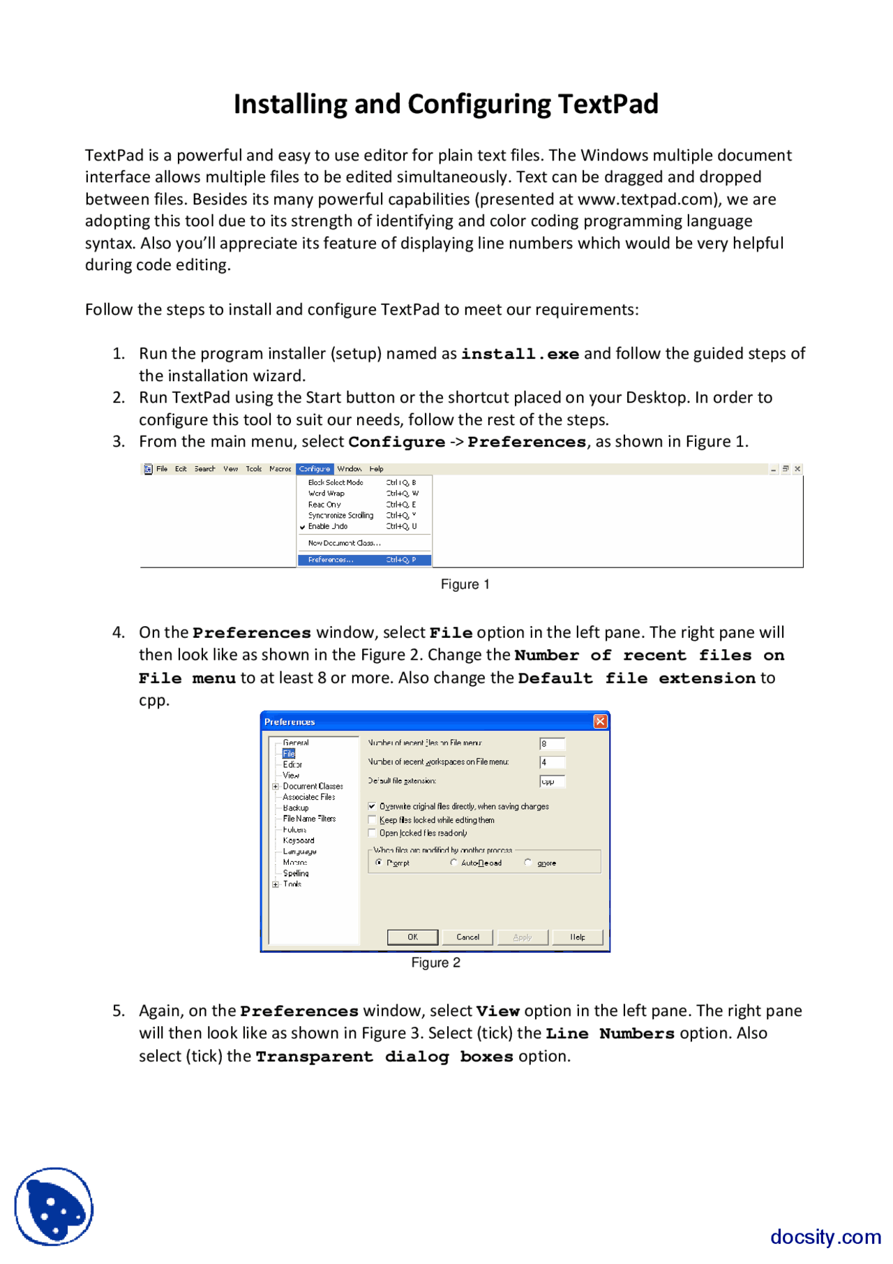 Installing and Configuring TextPad-Learn Basic Computer Concepts ...