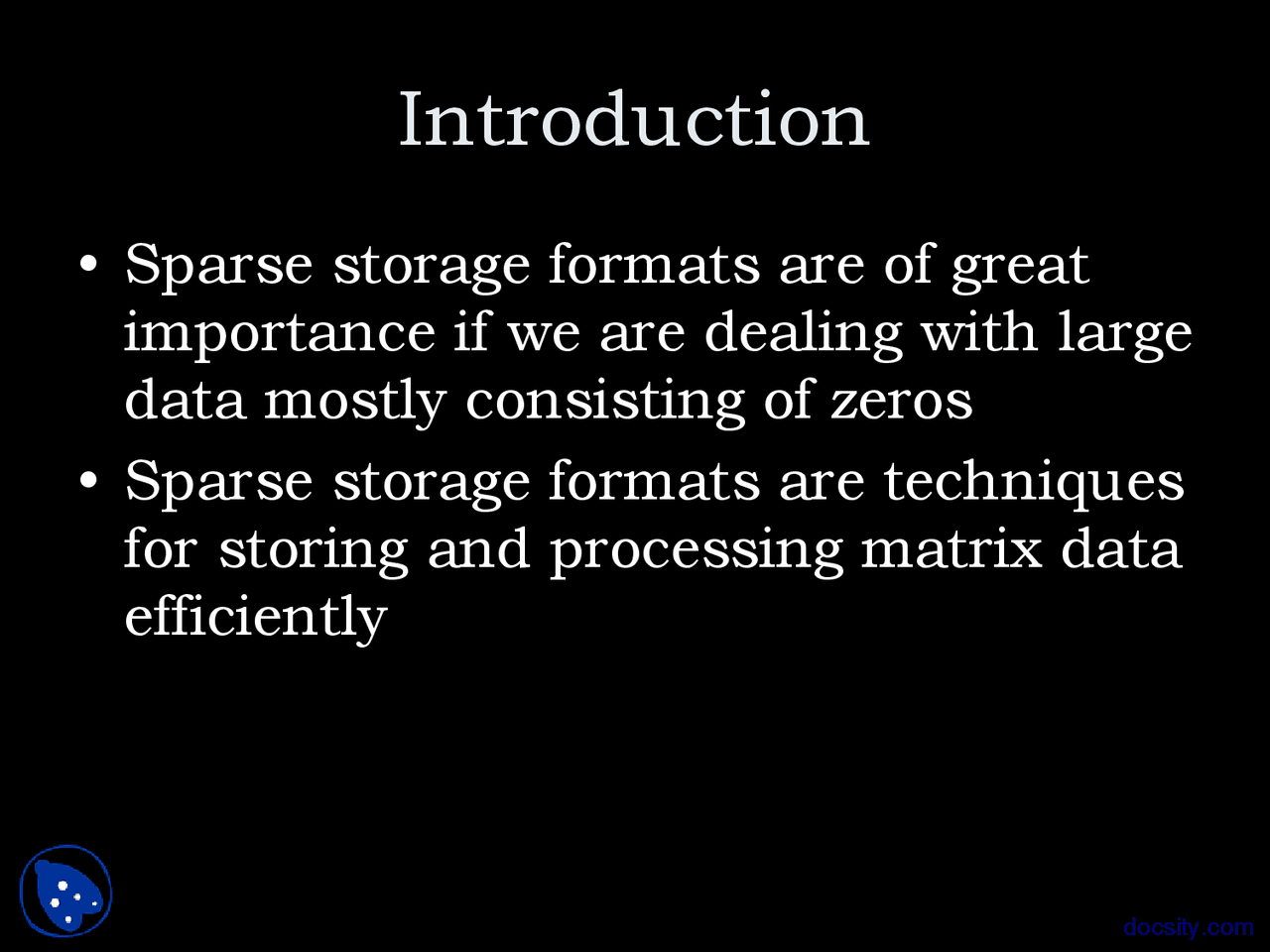 Implementation of Sparse Library-Computer Sciences and Applications ...