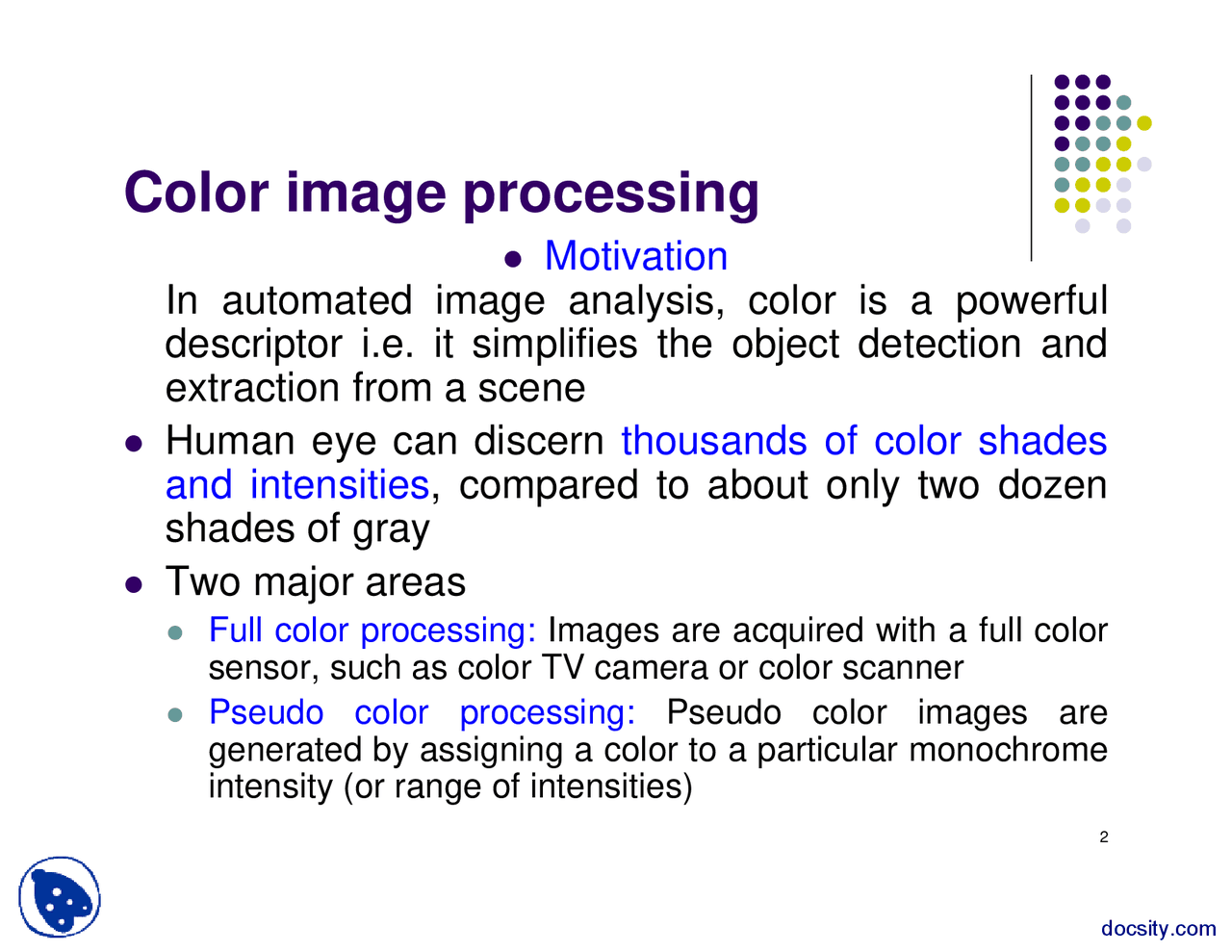 Color Image Processing-Colors Pictures And Digital Image Processing ...