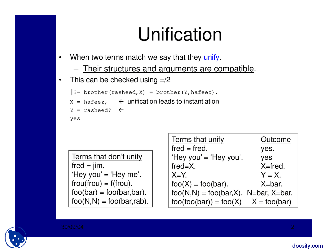 Unification-Artificial Intelligence-Lecture Slides | Slides Artificial ...