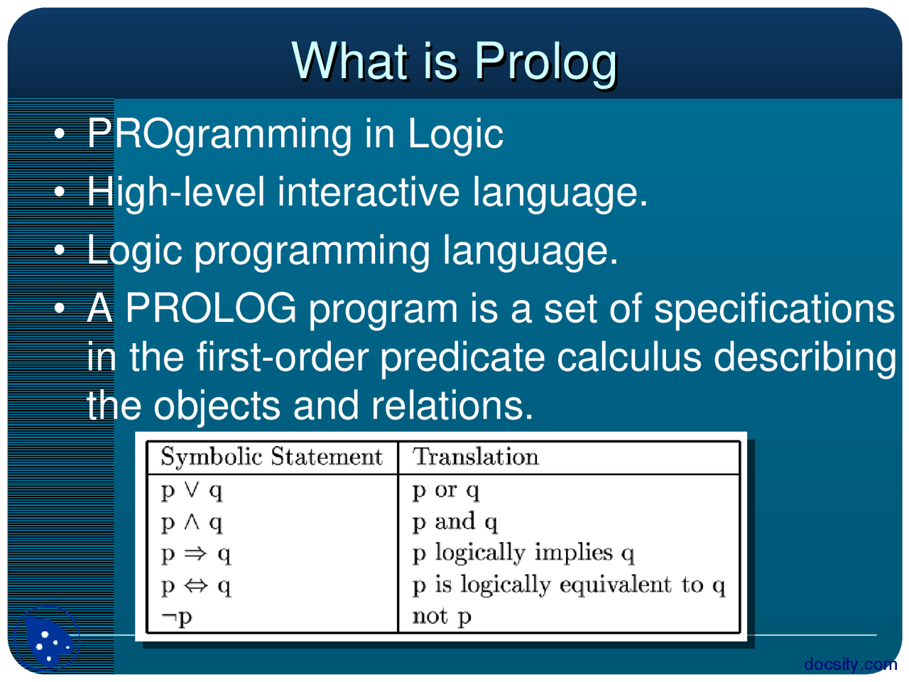 What Is Prolog-Modern Computer Science And Artificial Intelligence ...