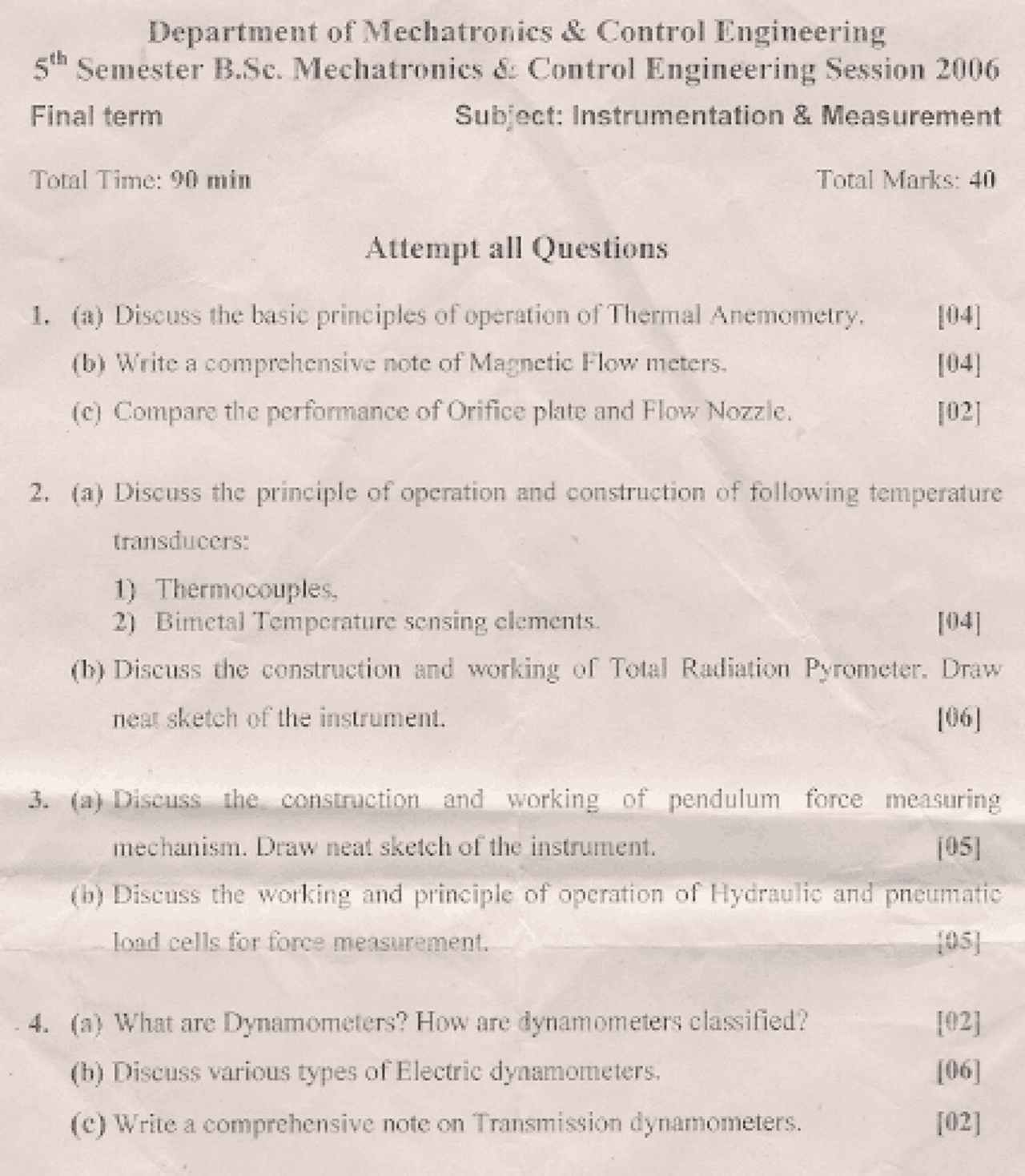 Instrumentation and Measurement-Transducers and Instrumentation-Final ...