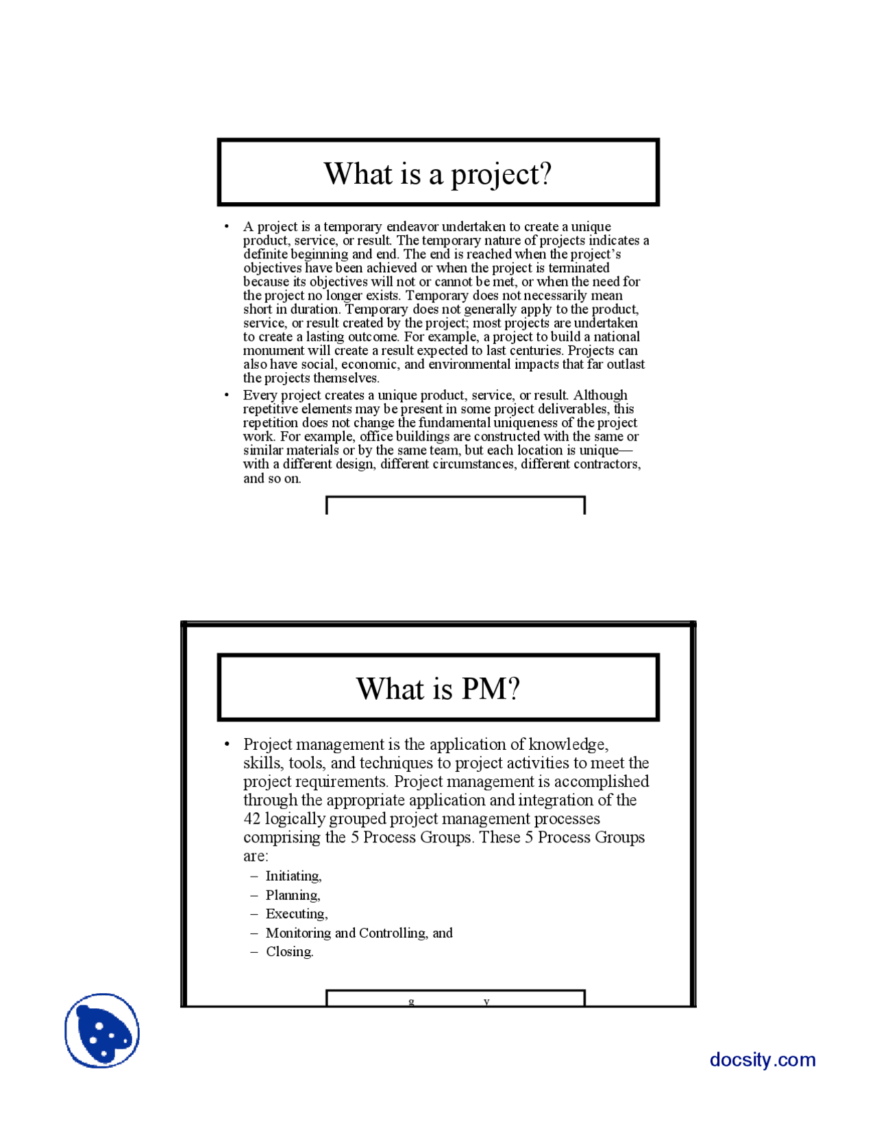 Introduction And Basics-Project Management In Engineering-Lecture Slides |  Slides Software Project Management | Docsity