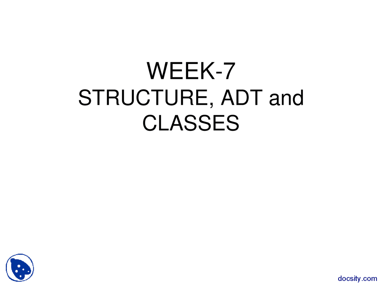 Structures, ADT and Classes-Advanced Programming for Engineers-Lecture ...