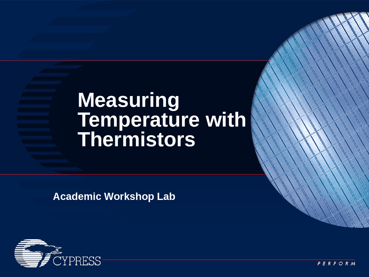 Notes on Measuring Temperature with Thermistors CS 361 Docsity