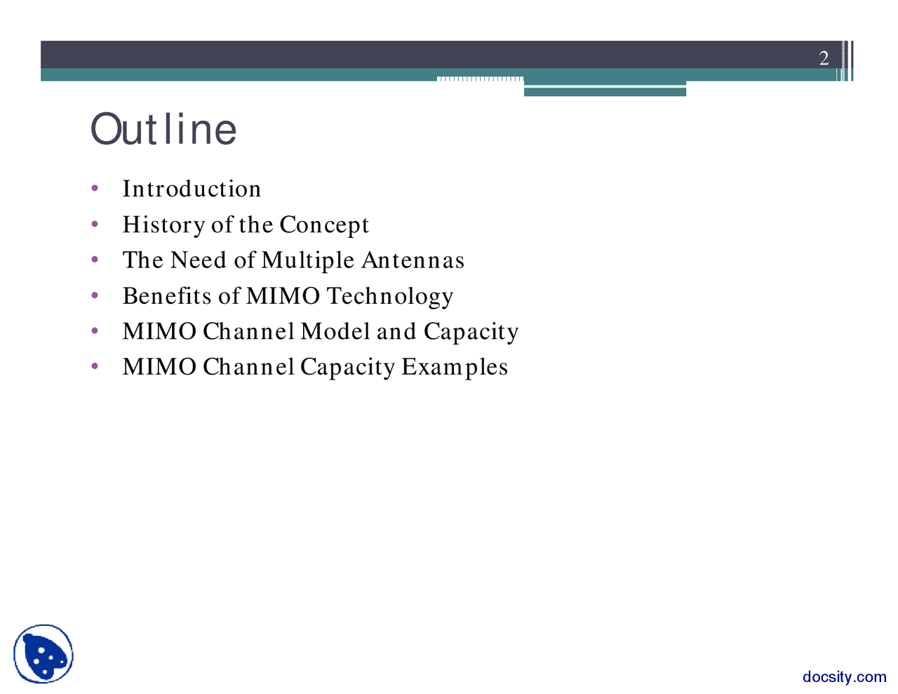 Multiple Antennas and MIMO Technology-Wireless Communication Systems ...