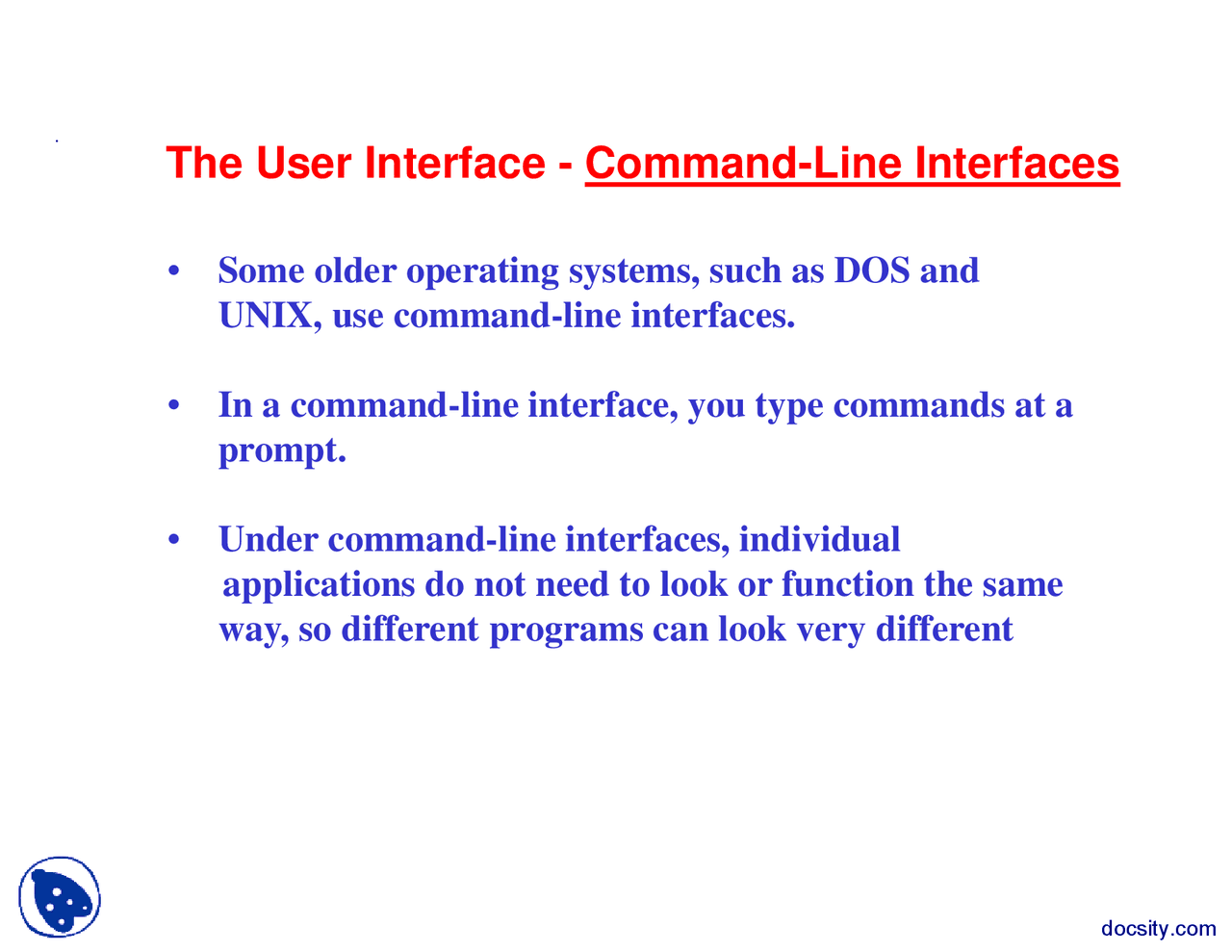 Operating System Ka Basic Command Operating System Basics Part 2-Computer Fundamentals-Lecture Slides ...