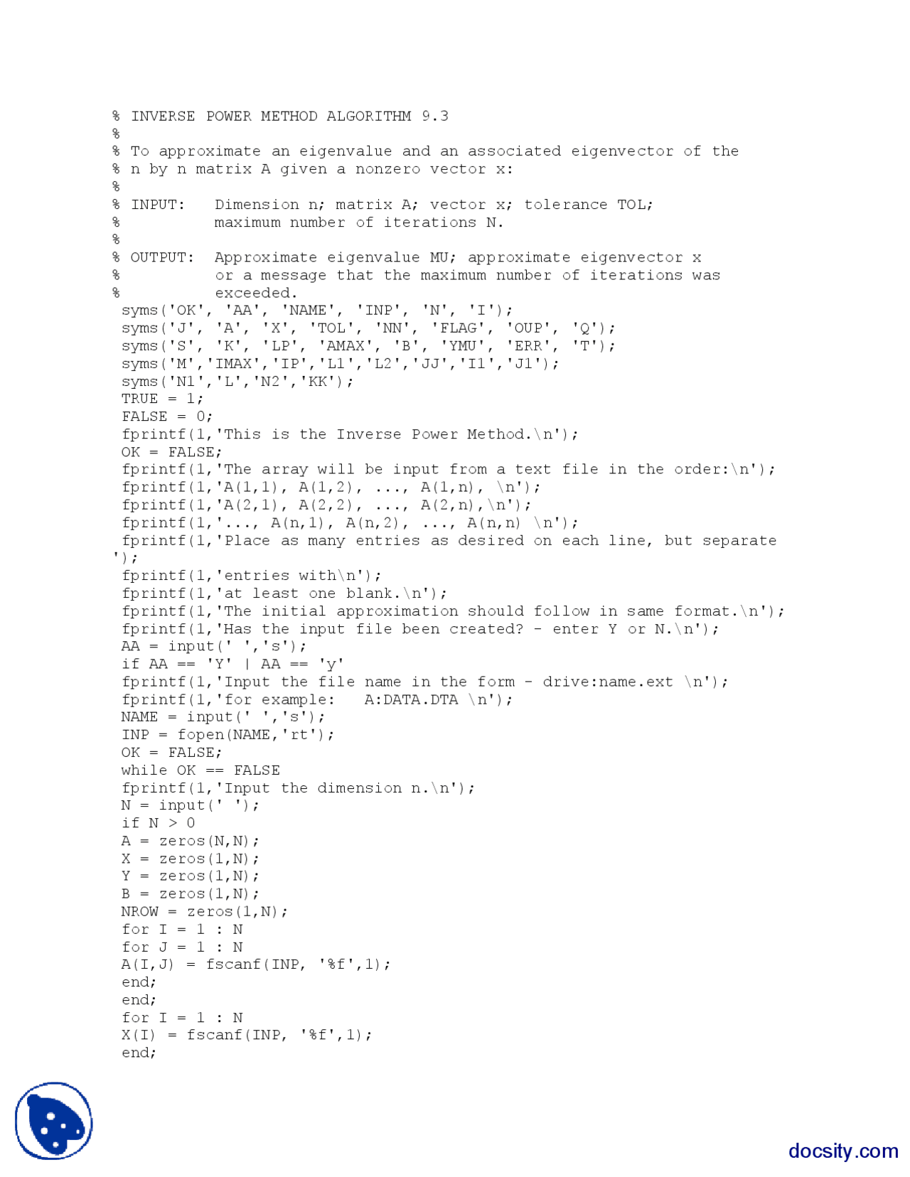 Inverse Power Method, Eigen Value Eigen Vector-Numerical Analysis ...