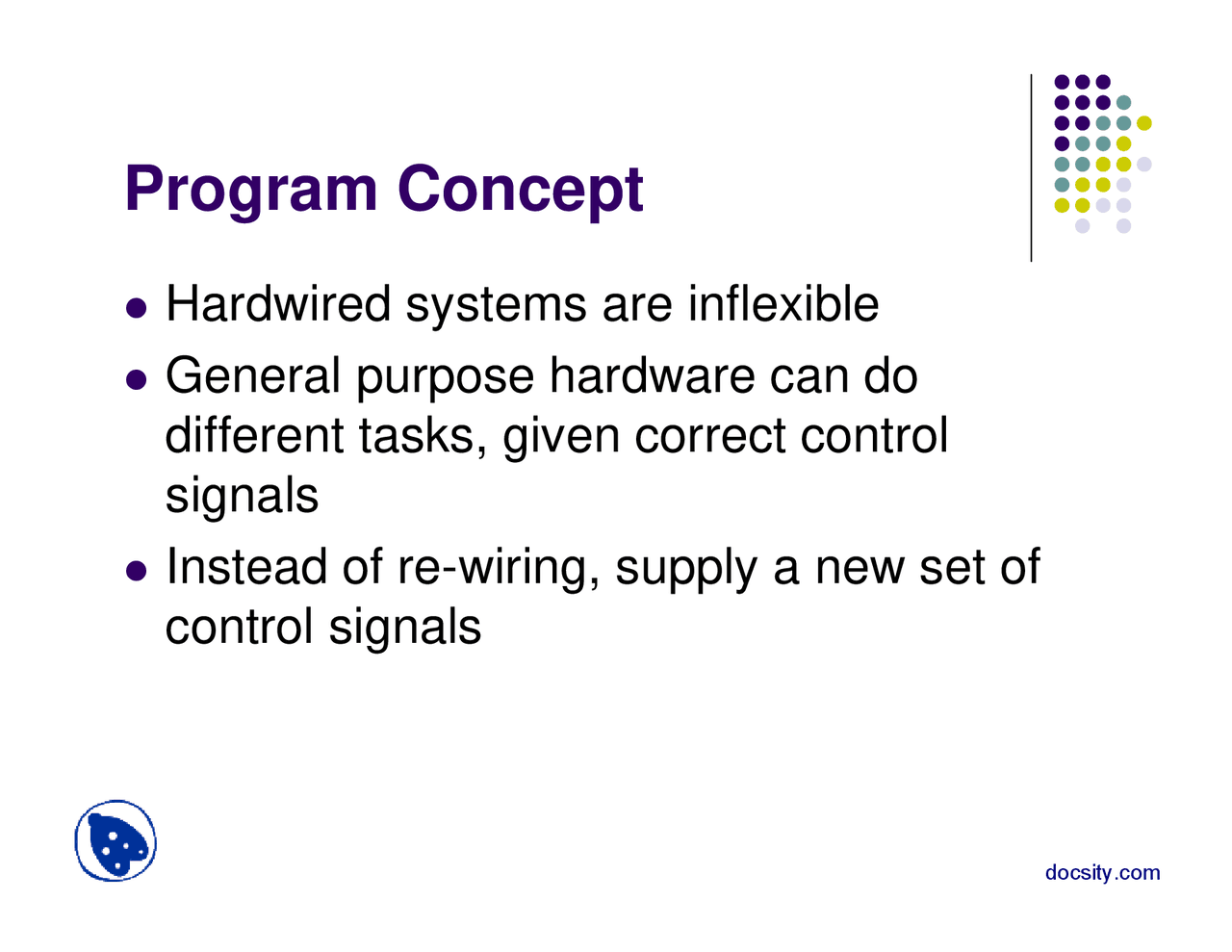 Program Concept-Assembly Language, Microprocessors and Computer ...