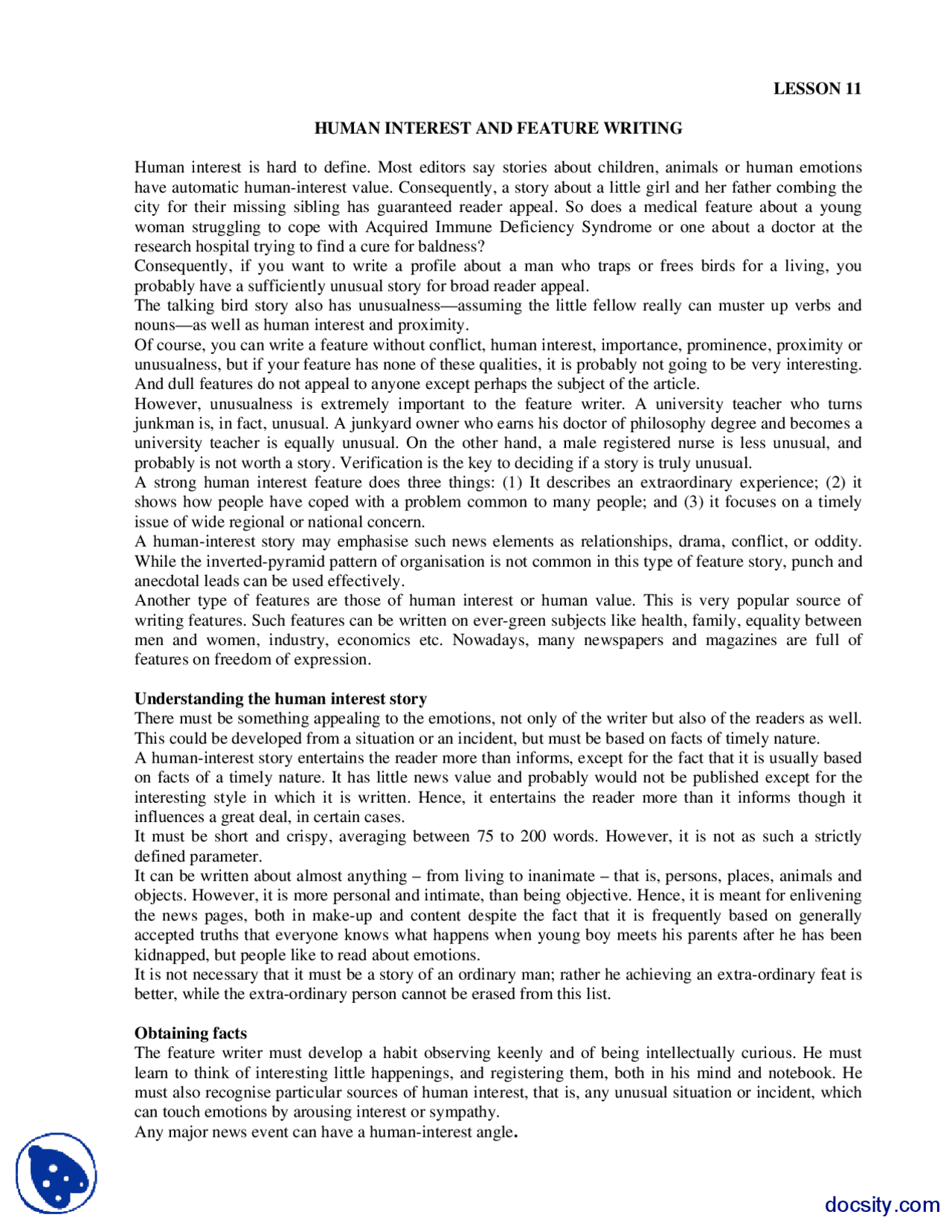 Understanding The Human Interest Story Feature And Coloumn Writing understanding-the-human-interest-story-feature-and-coloumn-writing