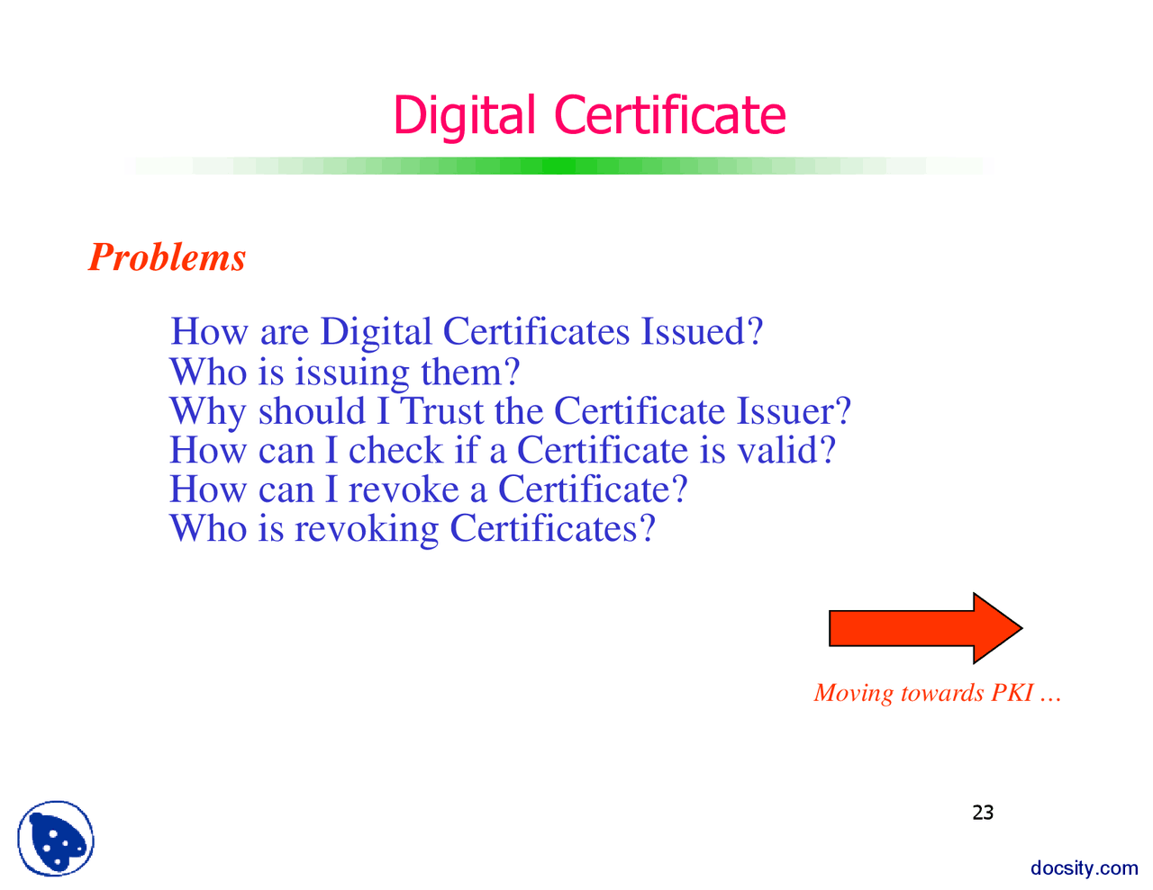 Public Key Infrastructure Part 2 Computer Network Security Lecture Public Key Infrastructure Part 2 Computer Network Security Lecture