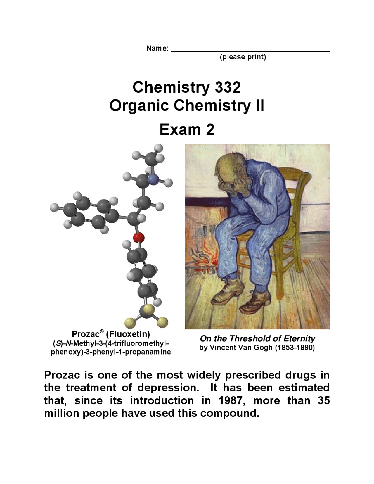 Exam 2 with Answer Key - Organic Chemistry II | CH 332 - Docsity