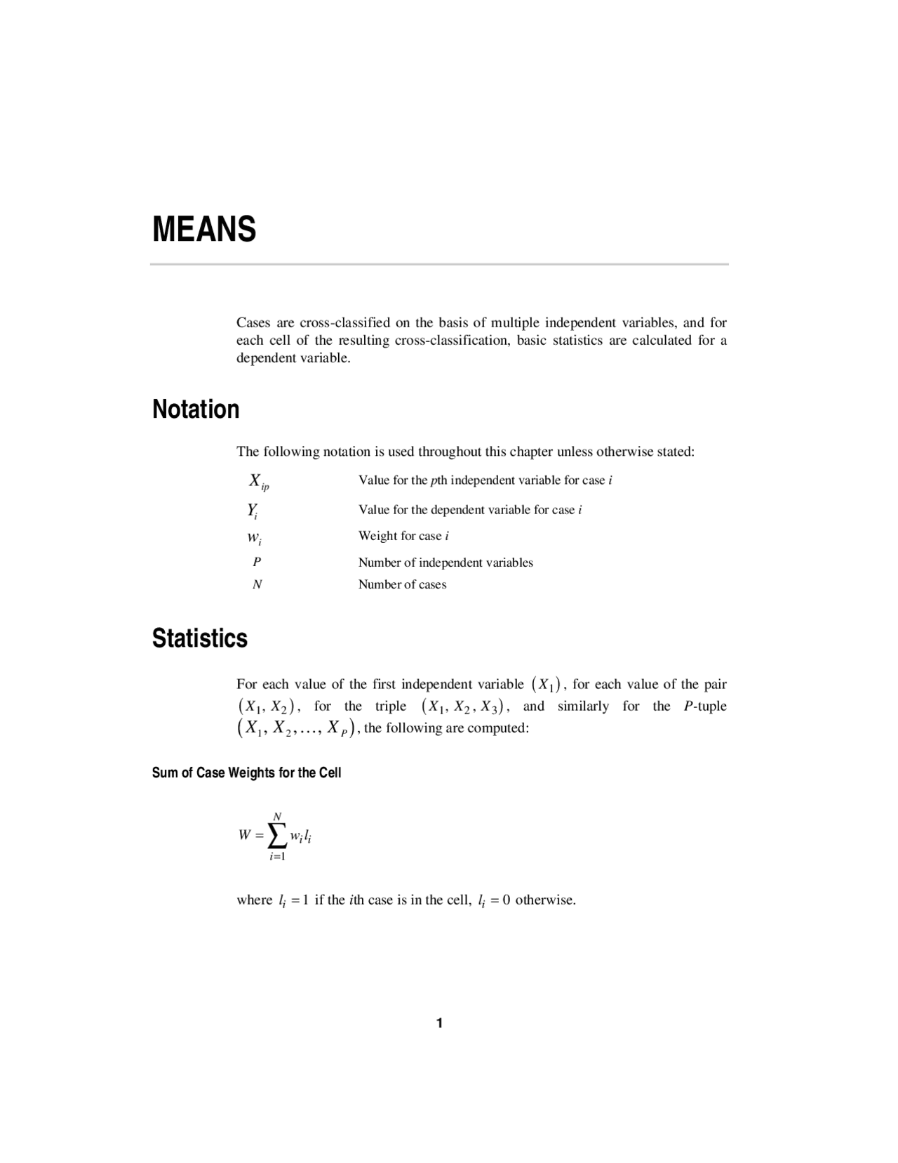Means - Mathematics and Statistics - Study Notes - Docsity