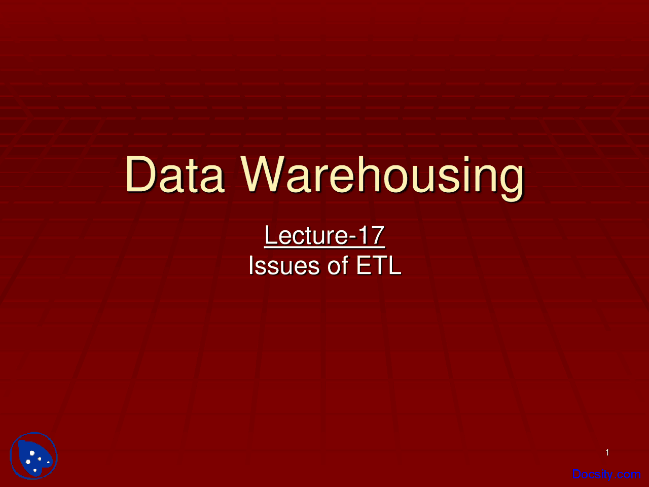 Issues Of Extract Transform Load Data Warehousing Lecture Slides Issues Of Extract Transform Load Data Warehousing Lecture Slides