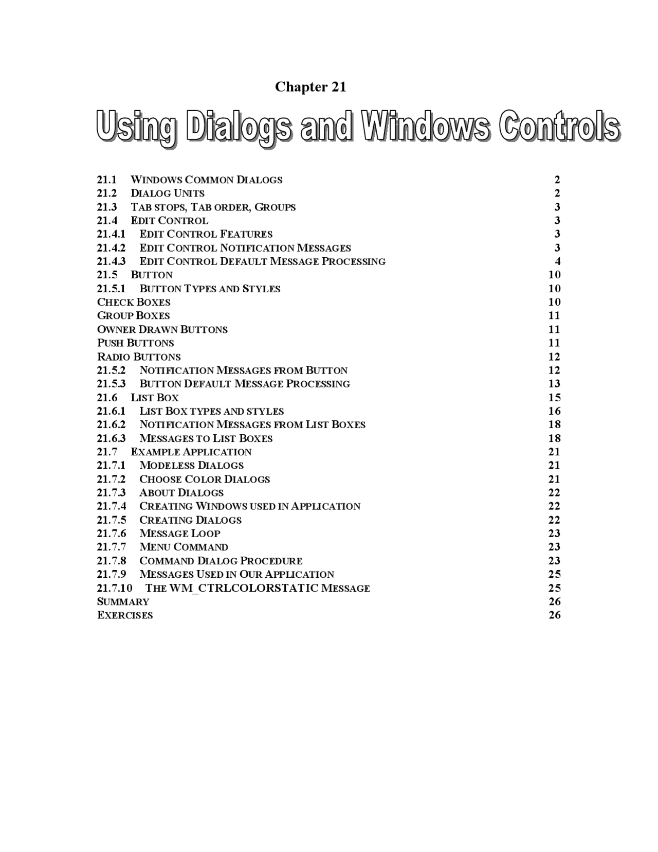 Dialog Units Groups And Focus Computer Programming Lecture Notes
