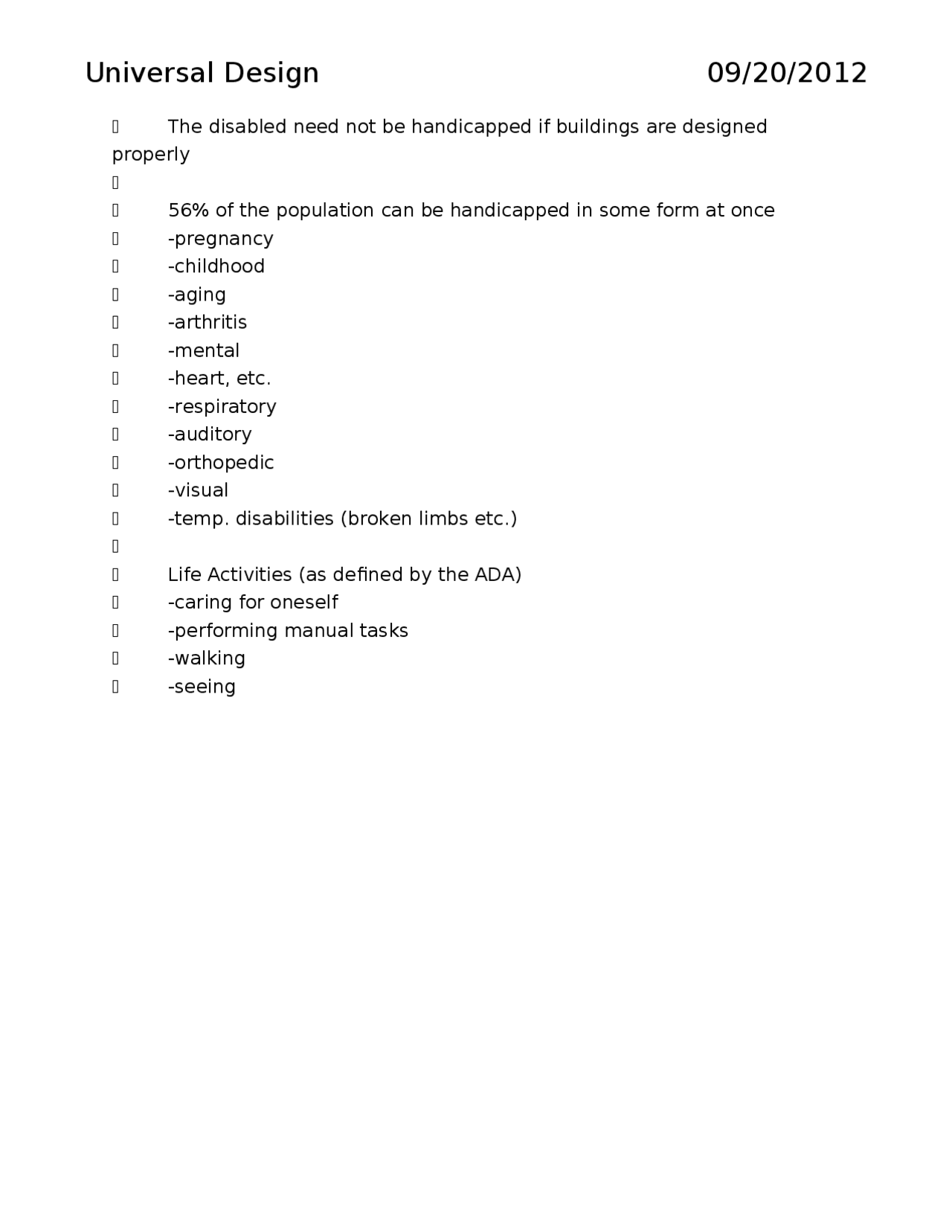 Universal Design - Introduction to Interior Design | ID 1051 | Study ...