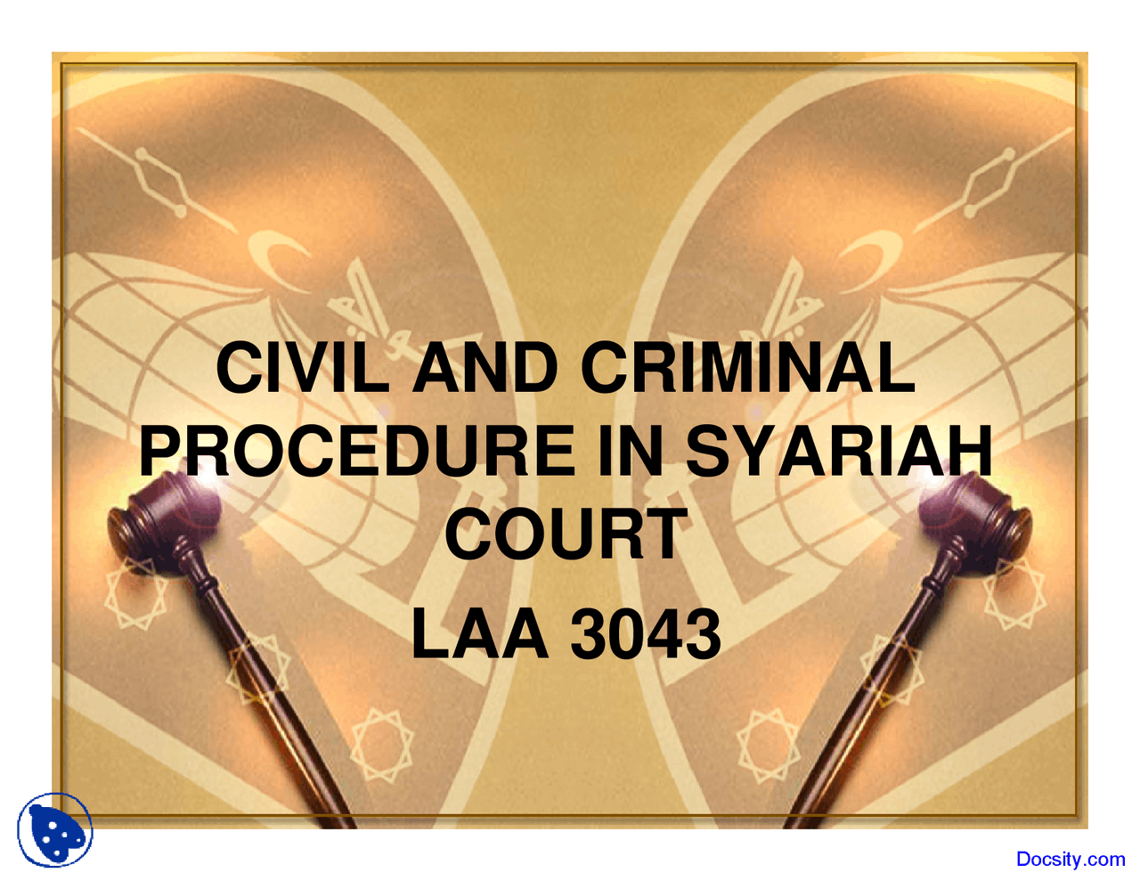 Overview of Civil and Criminal Procedure - Civil Procedure of the ...