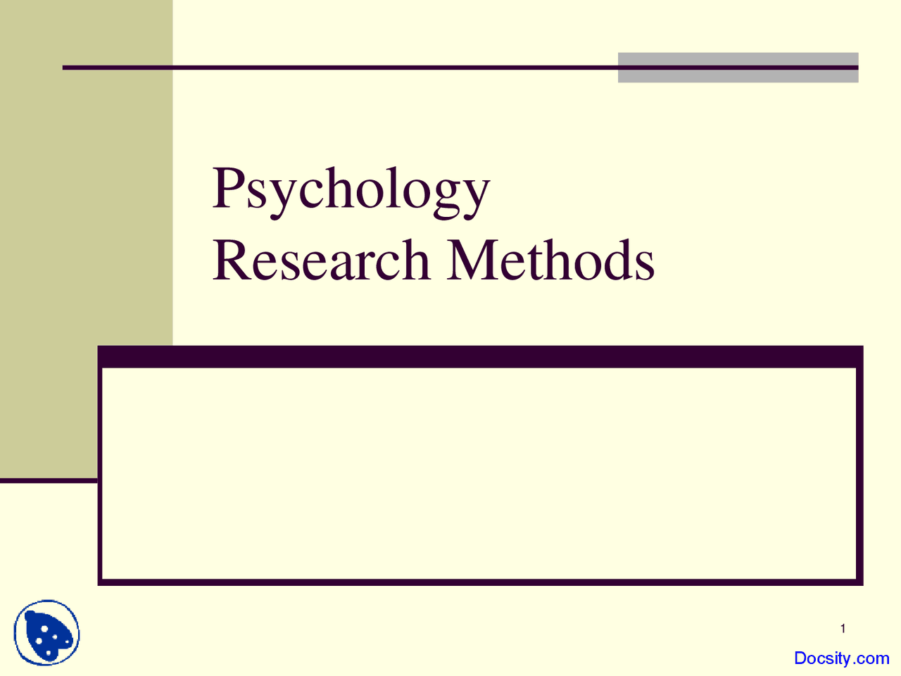 Research Methods in Psychology: Single-Case Designs and Types of ...