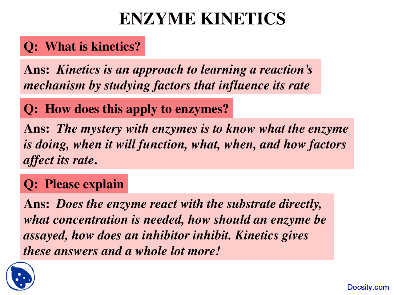 Enzyme Kinetics Biochemistry Lecture Slides Docsity enzyme-kinetics-biochemistry-lecture-slides-docsity