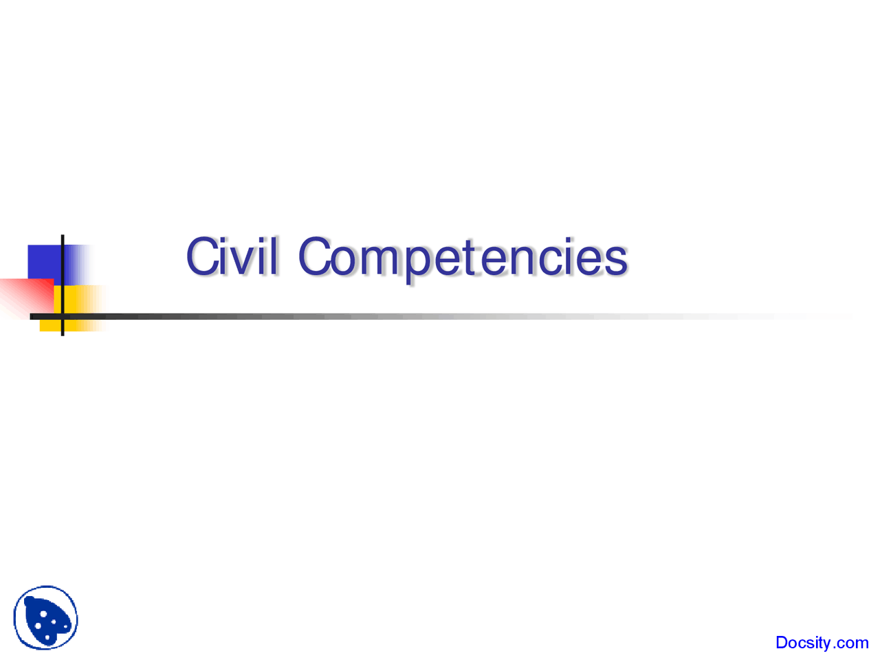 Civil Competencies - Forensic Neuropsychology - Lecture Slides - Docsity