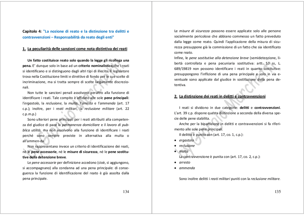 Manuale di diritto penale - Marinucci e Dolcini, IV ed - Capitolo 4,5,6