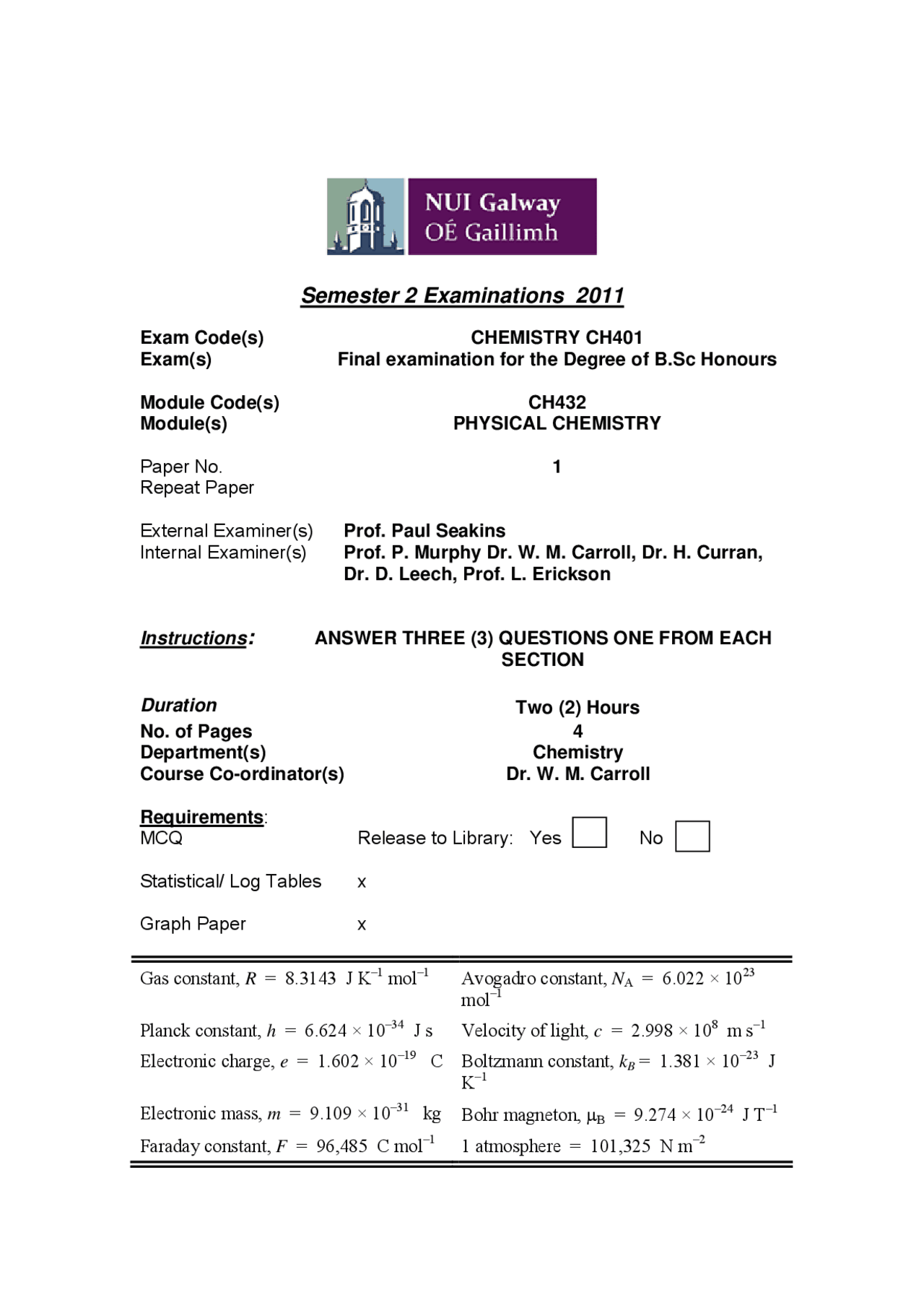 Vibrational partition function physical chemistry exam docsity