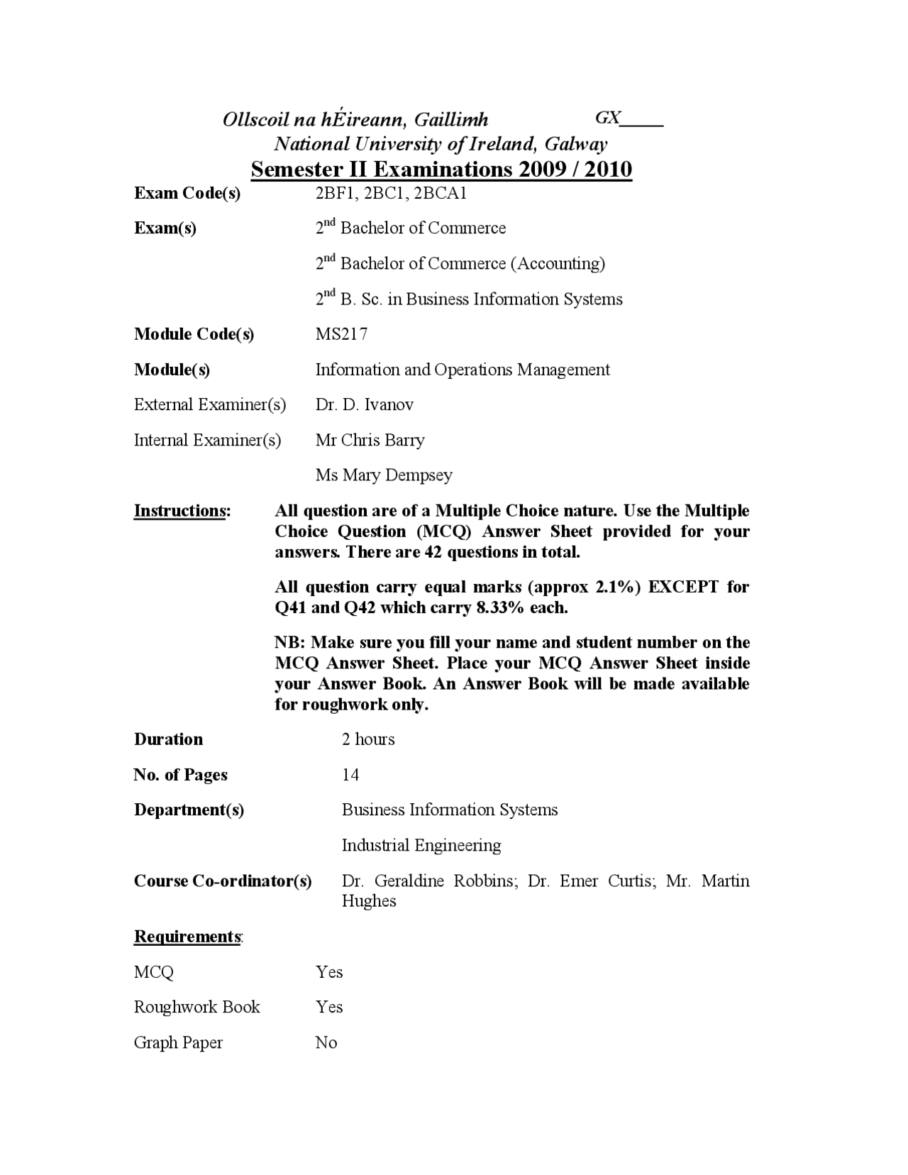 Components and the Computer - Information and Operations Management ...