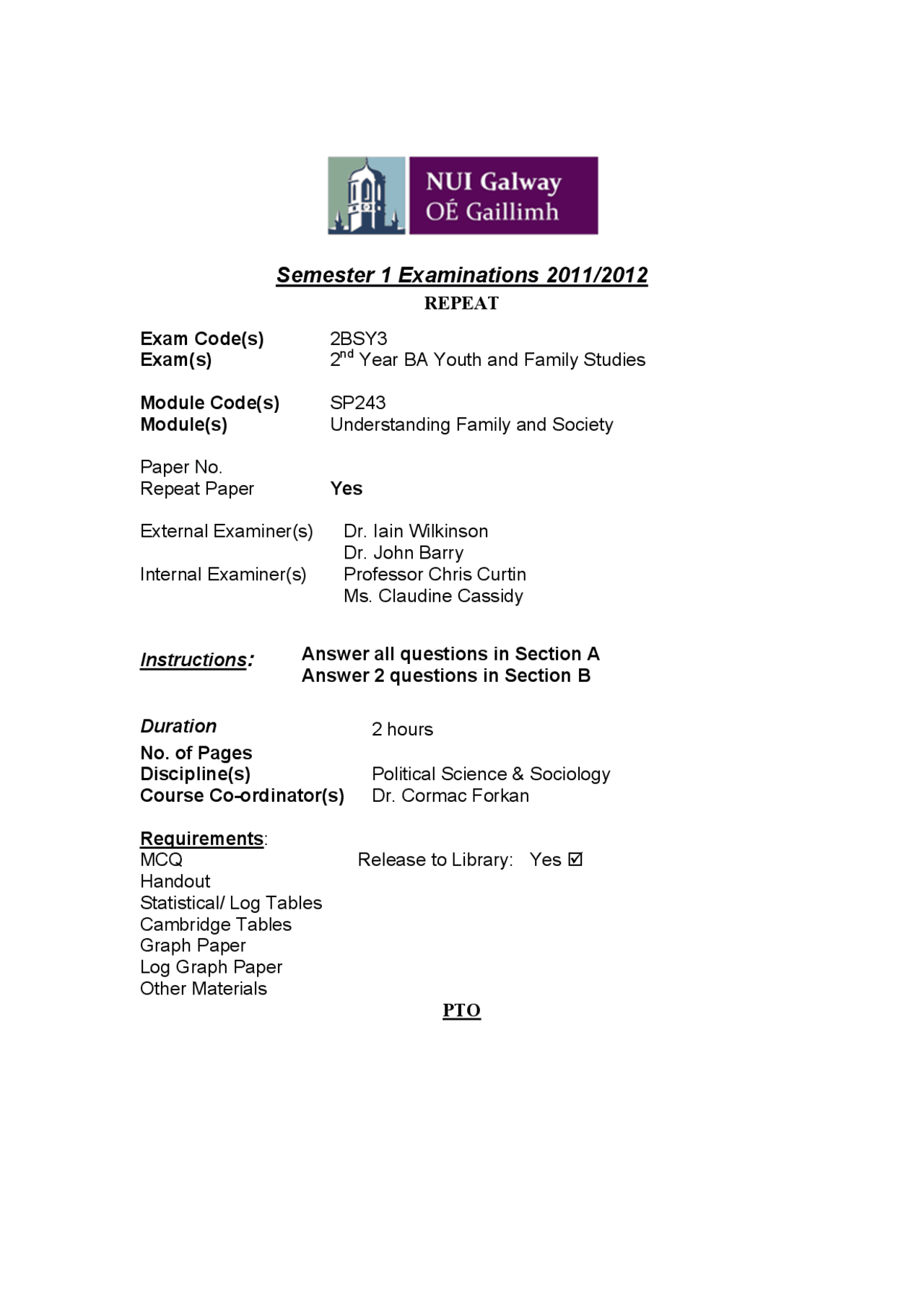 Structural Functionalism - Understanding Family and Society - Exam ...