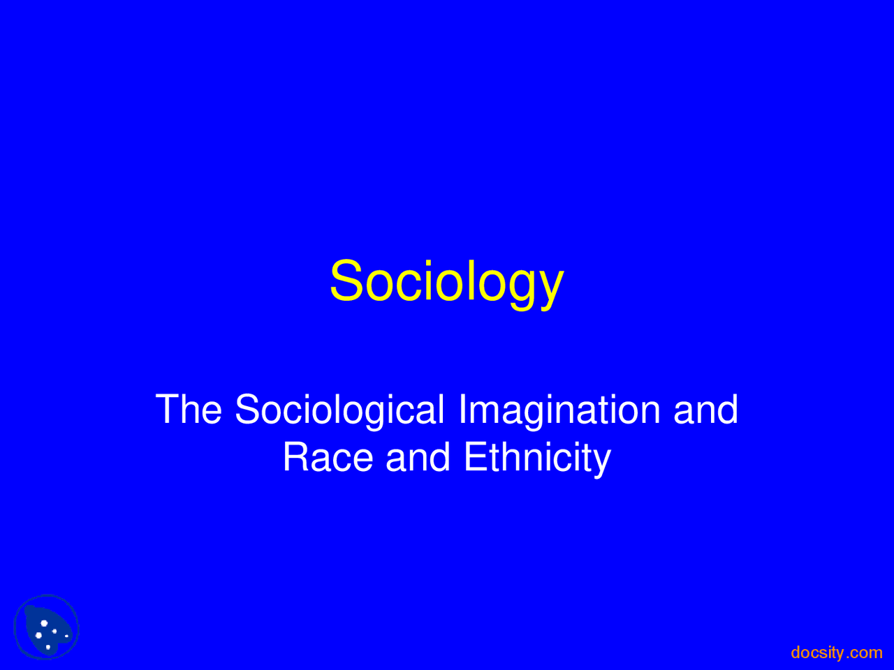 Racial Profiling Race and Ethnicity Lecture Slides Docsity