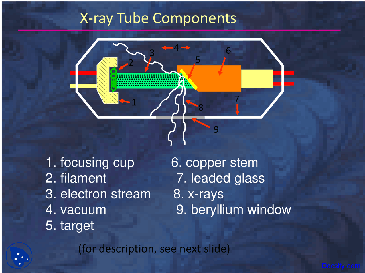 X Ray Machine and Tube Components Dental Radiology Lecture Slides Docsity