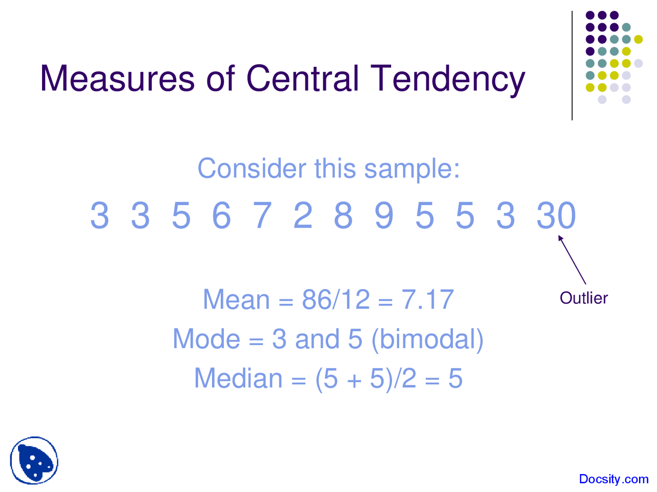 Measures of Central Tendency - Fundamentals of Psychology - Lecture ...