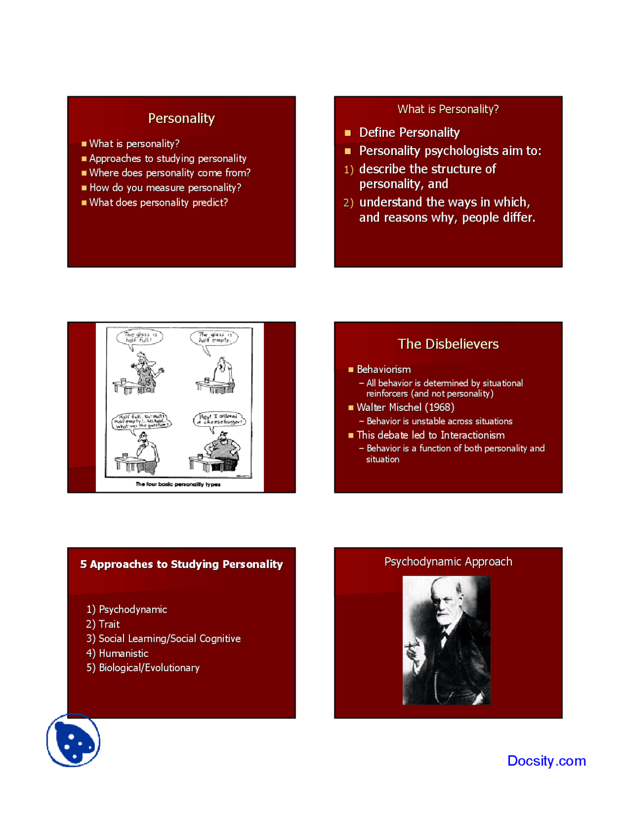 Approaches to Studying Personality - Fundamentals of Psychology ...