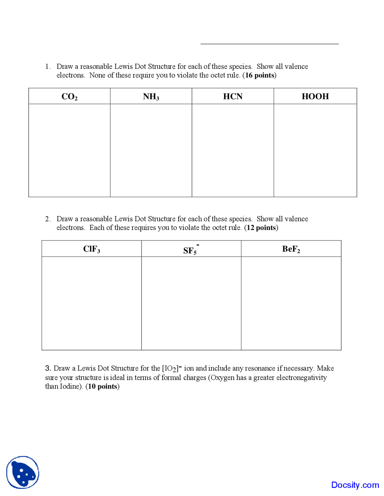 Valence Electrons - General Chemistry - Quiz | Exercises Chemistry ...