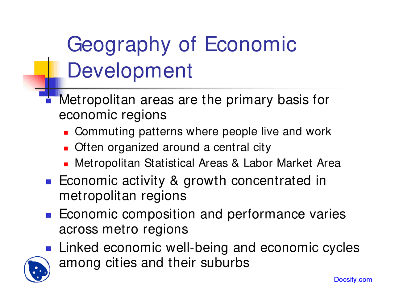 Geography of Economic Development - Developmental Economics - Lecture ...