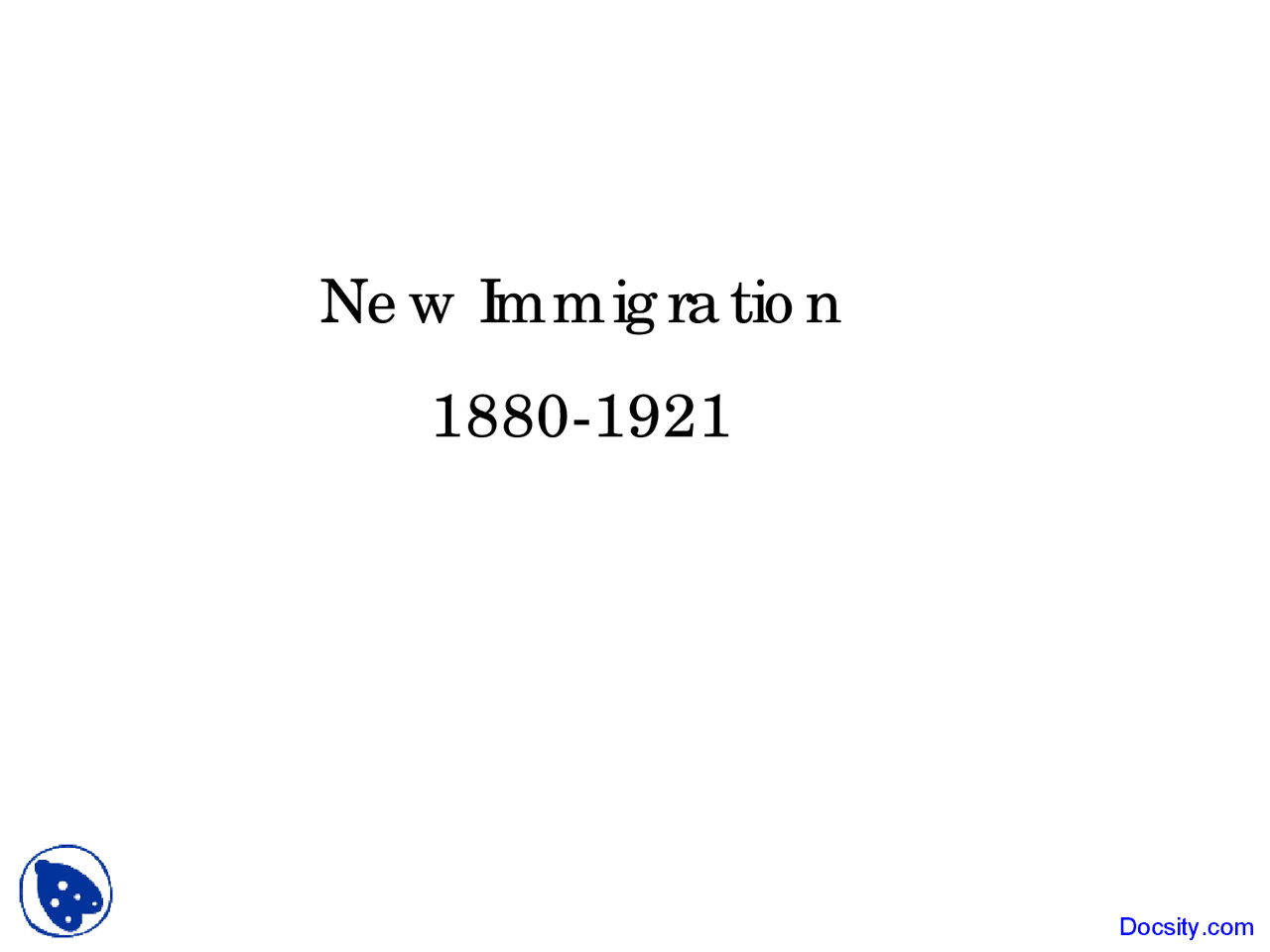 New Immigration Immigration Law Lecture Slides Docsity New Immigration Immigration Law Lecture Slides Docsity