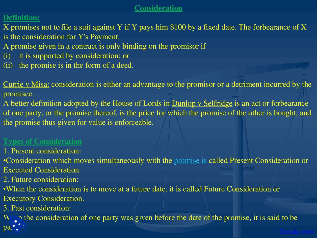 Types Of Consideration Contract Law – AJRATW