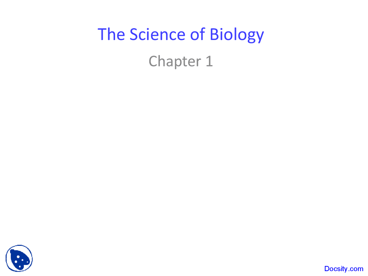 Science of Biology - Animal Form, Function and Diversity - Lecture ...