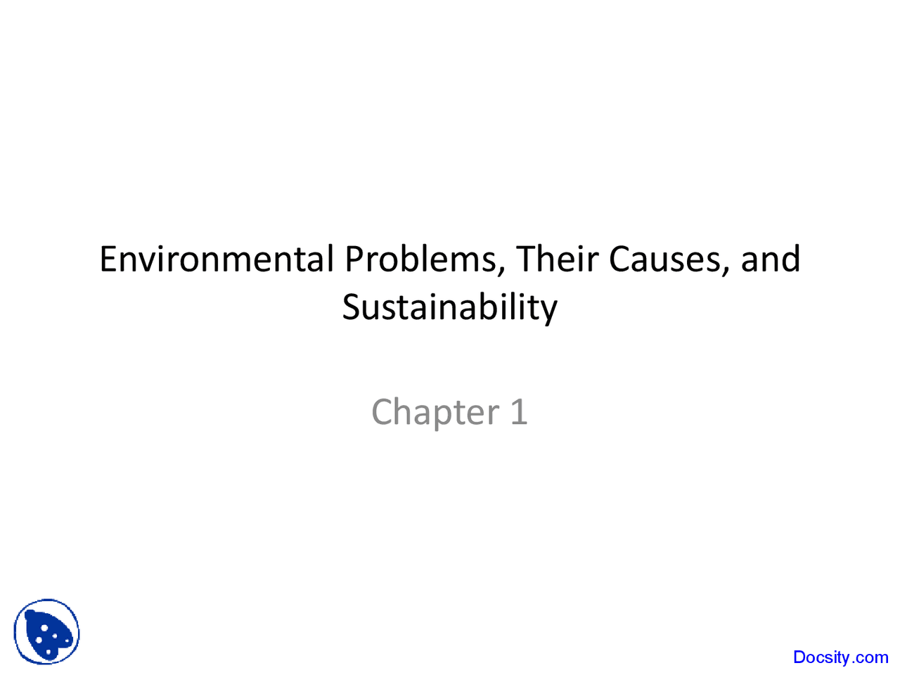 Environmental Problems - Introduction to Environmental Science ...