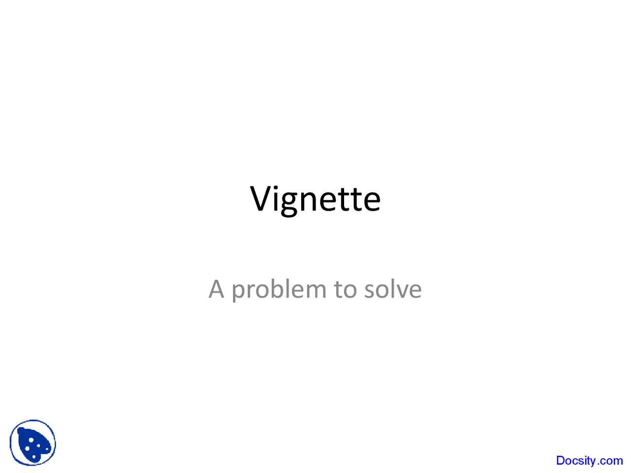 Vignette - Strategic Management - Lecture Slides | Slides Strategic ...