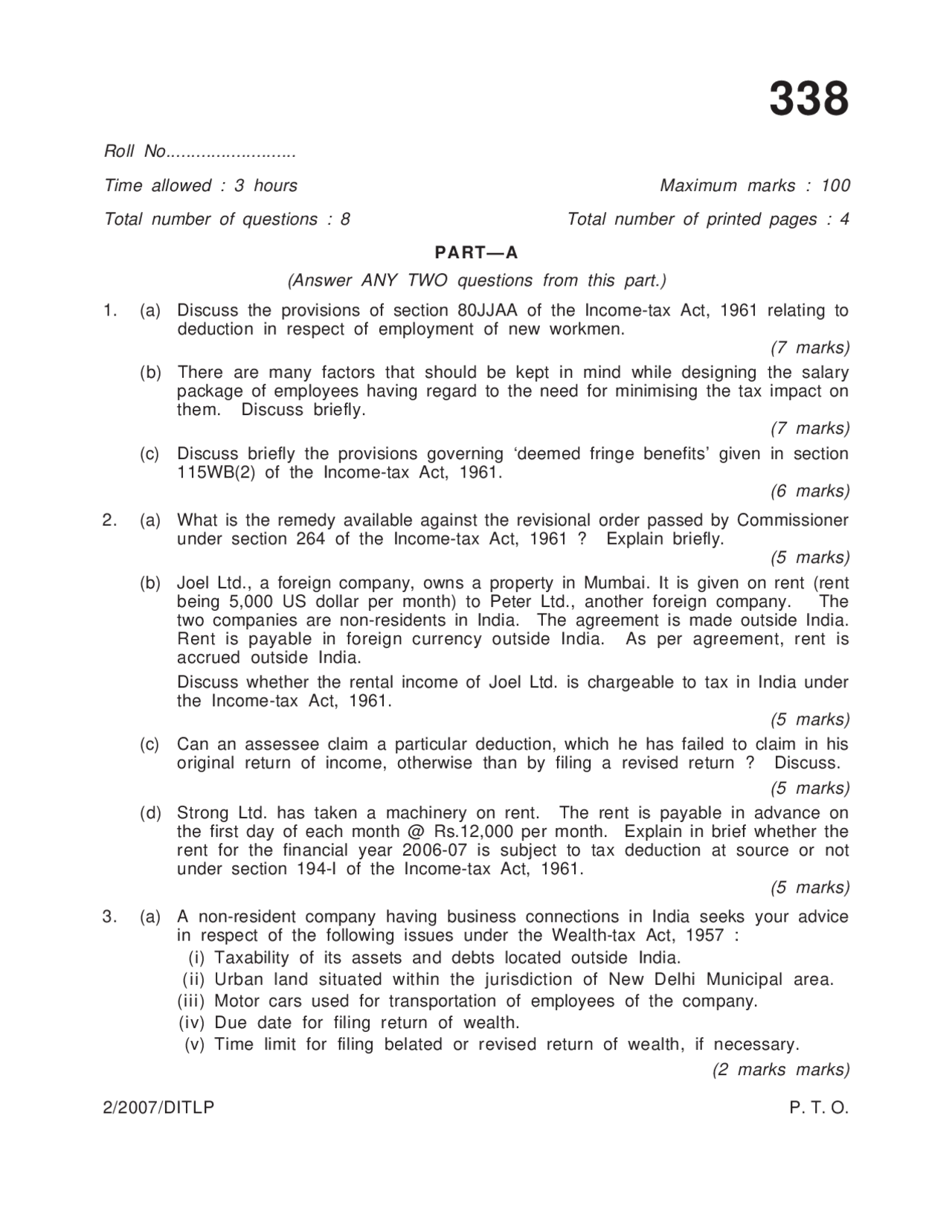 Deemed Fringe Benefits Direct and Indirect Taxation Law and Practice