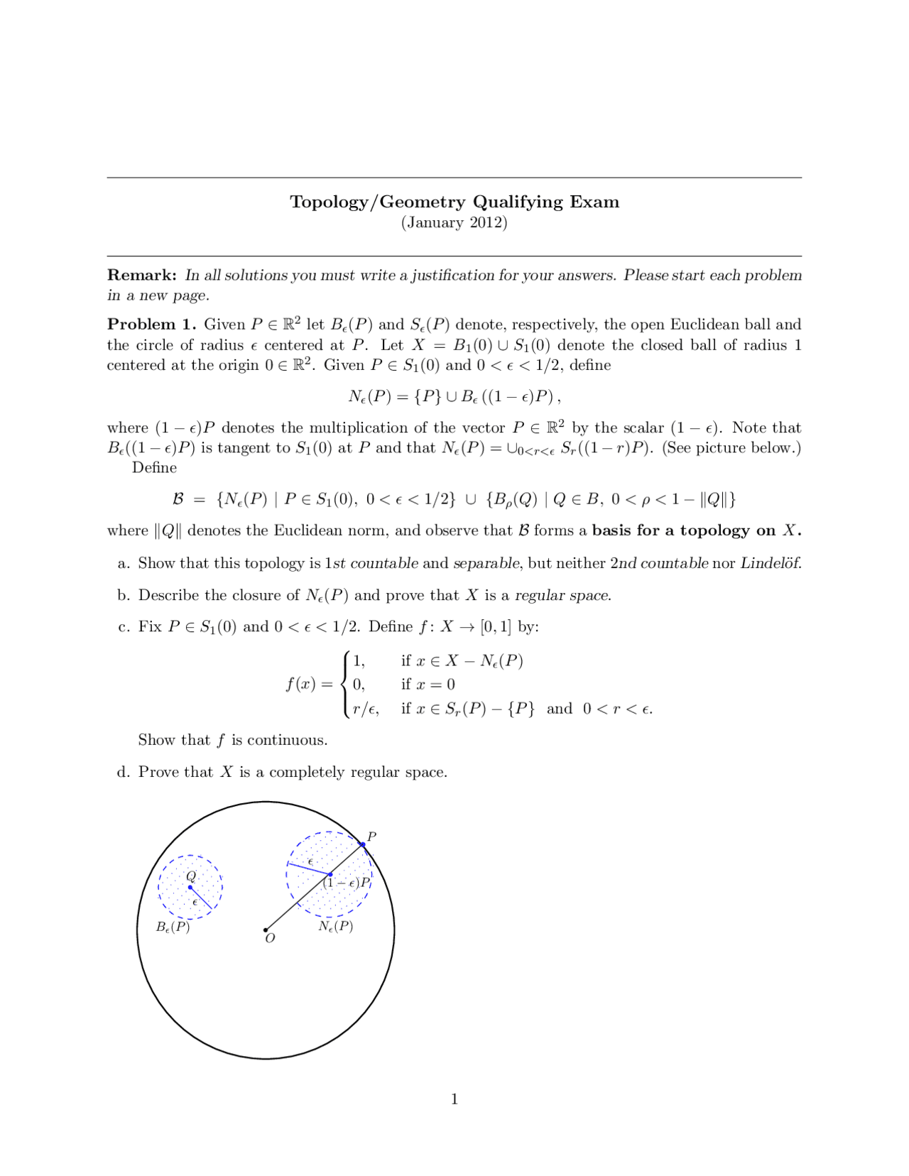 Justification Geometry Exam Docsity