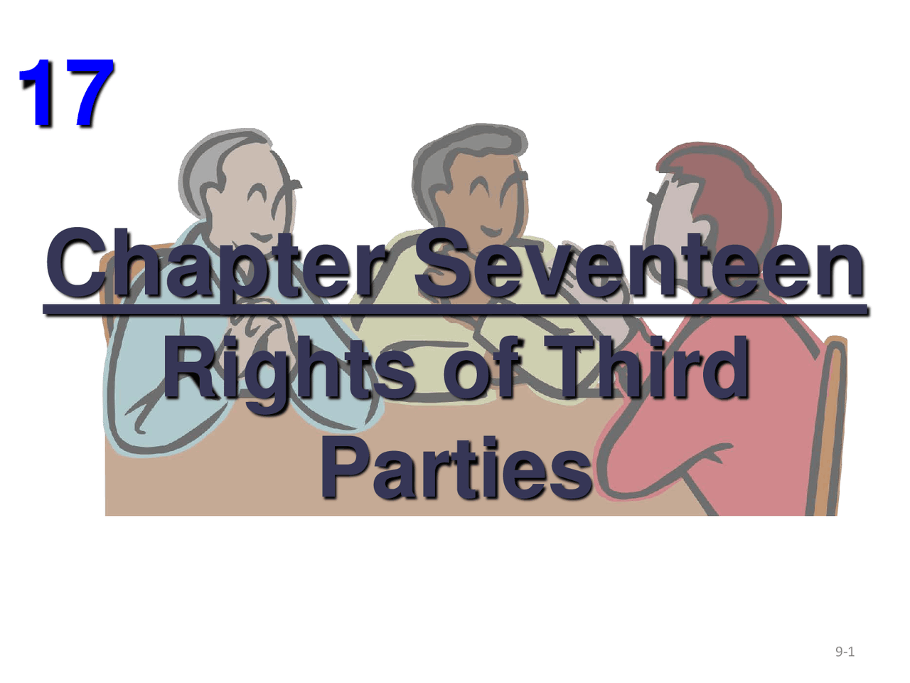 Rights of Third Parties - Law - Lecture Slides - Docsity