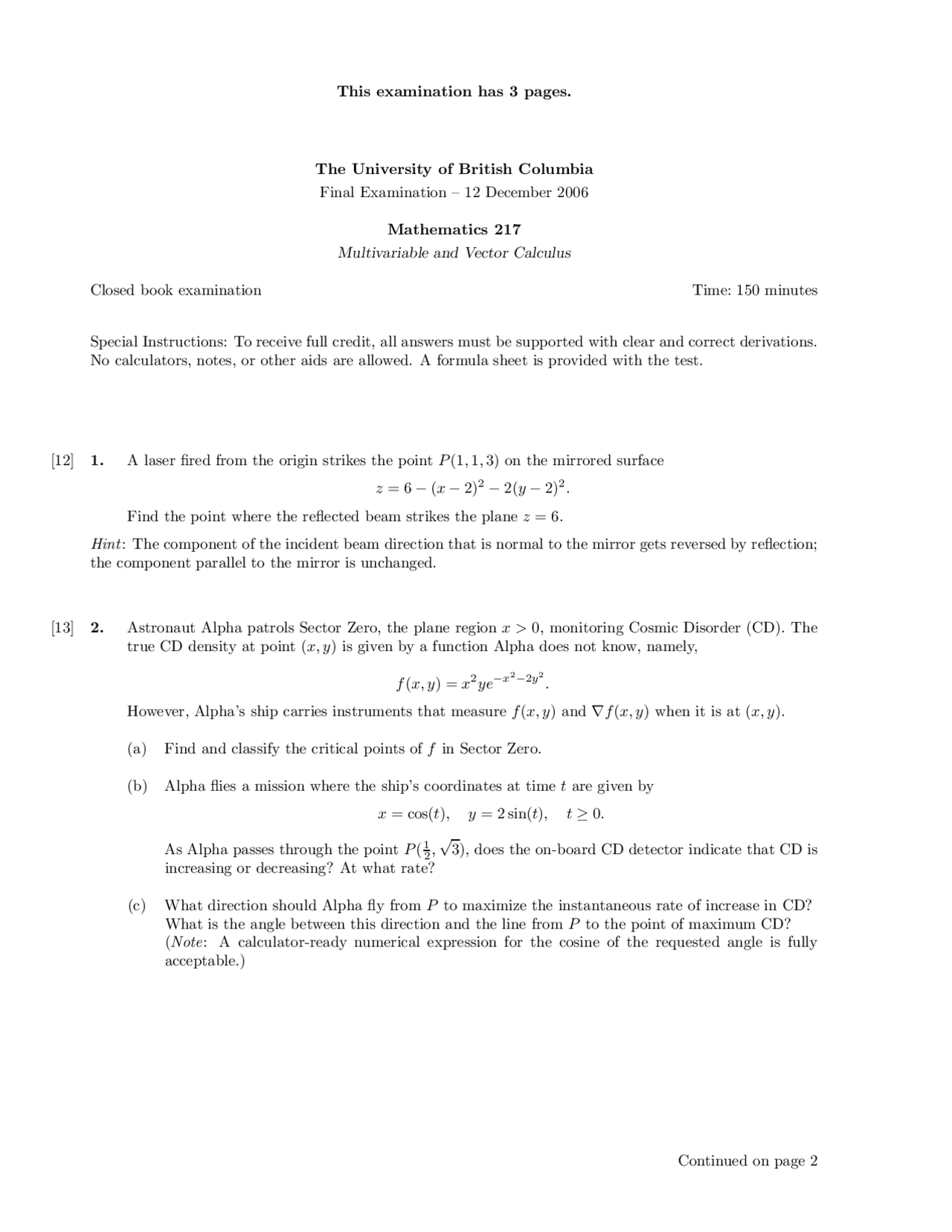 Test Question Math Origin Origin Strikes - Mathematics - Exam - Docsity