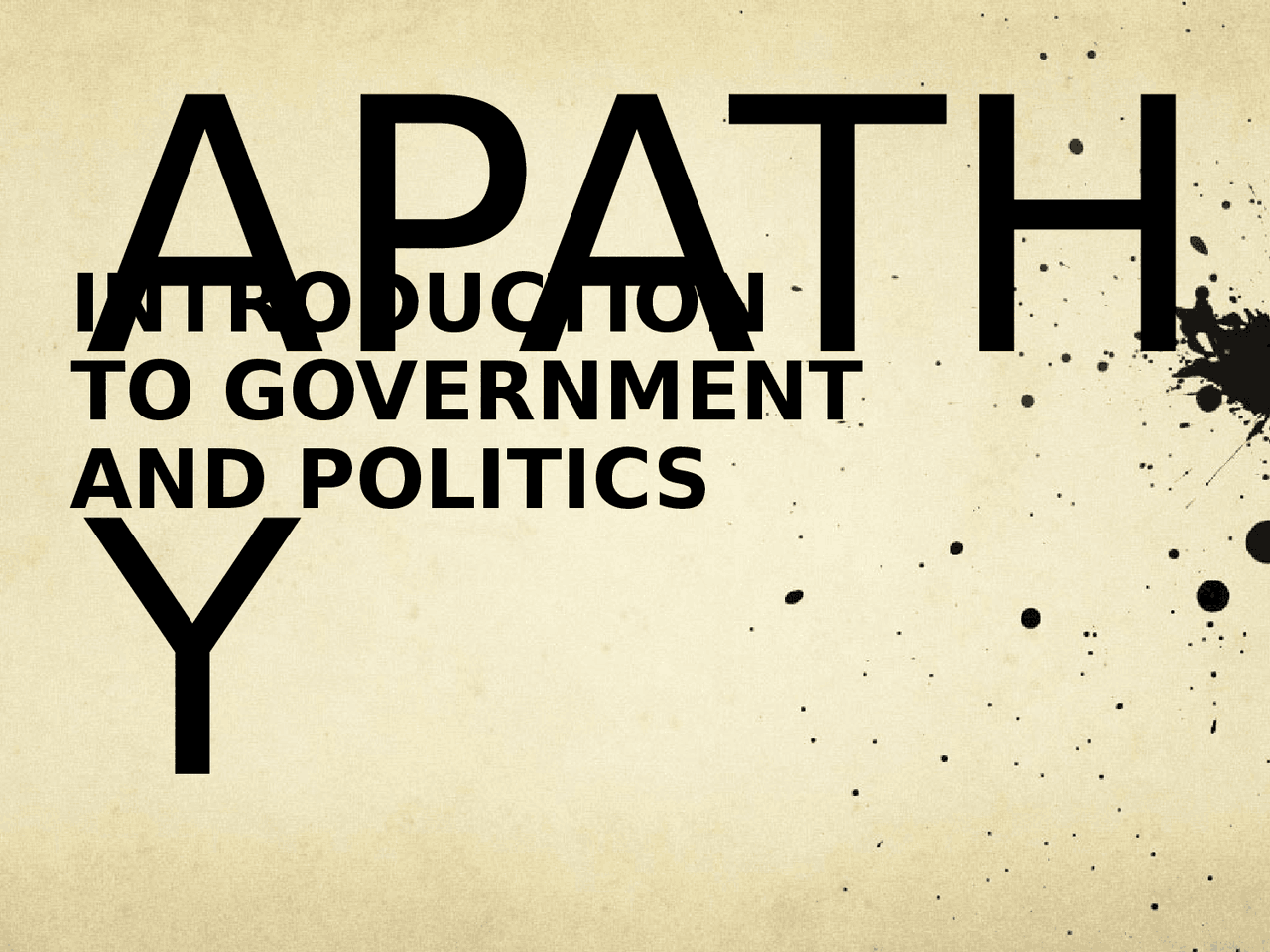 Introduction to Government and Politics - Lecture Slides | POLS 1336 ...
