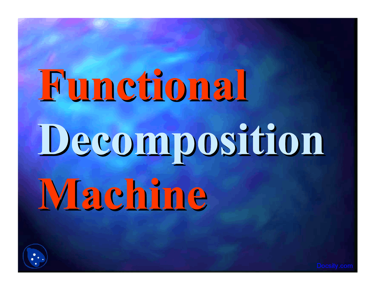 Functional Decomposition Machine - Embedded Intelligent Robotics ...