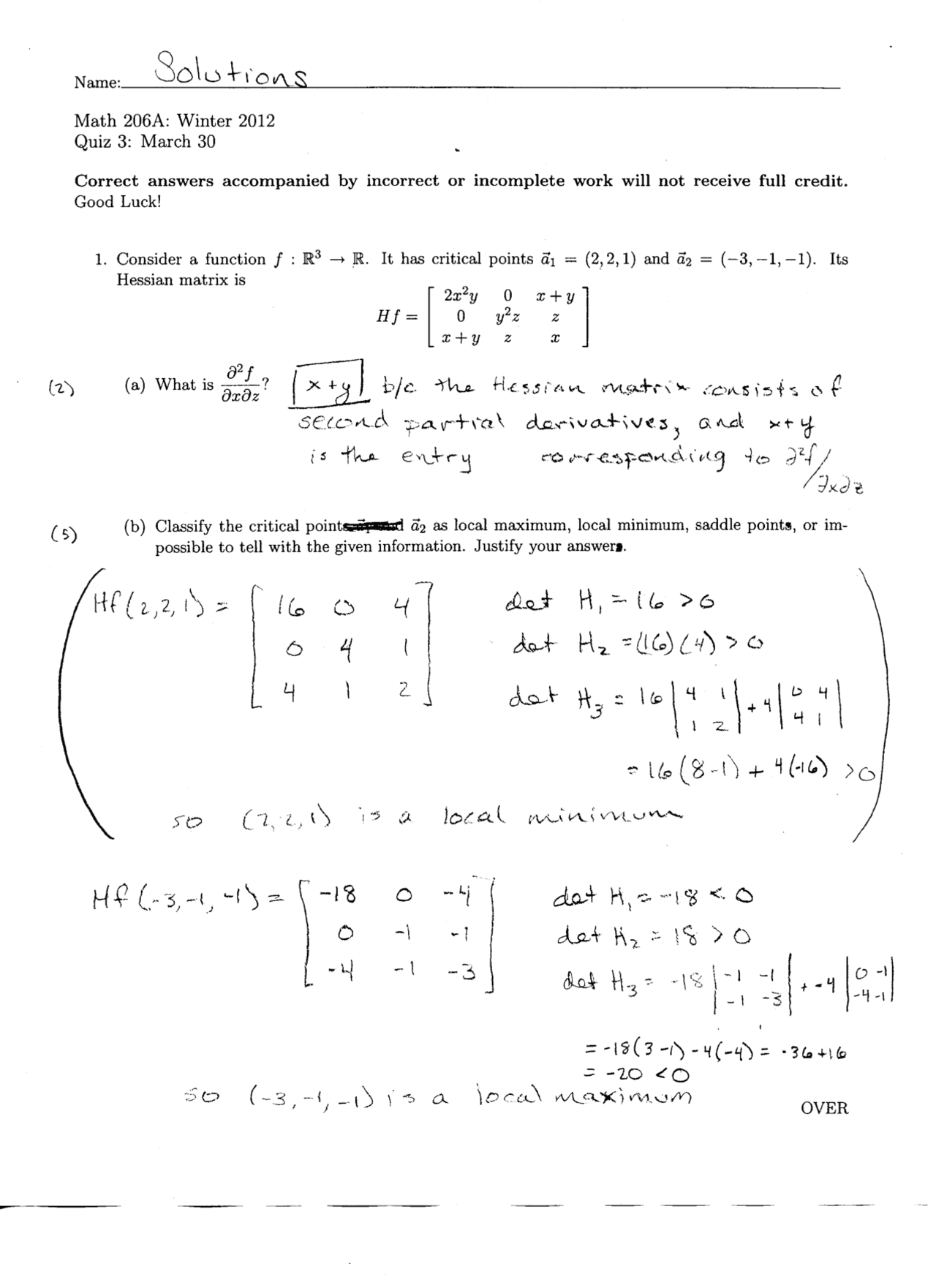 Hessian Matrix Multivariable Solved Quiz Exercises Calculus Docsity hessian-matrix-multivariable-solved-quiz-exercises-calculus-docsity