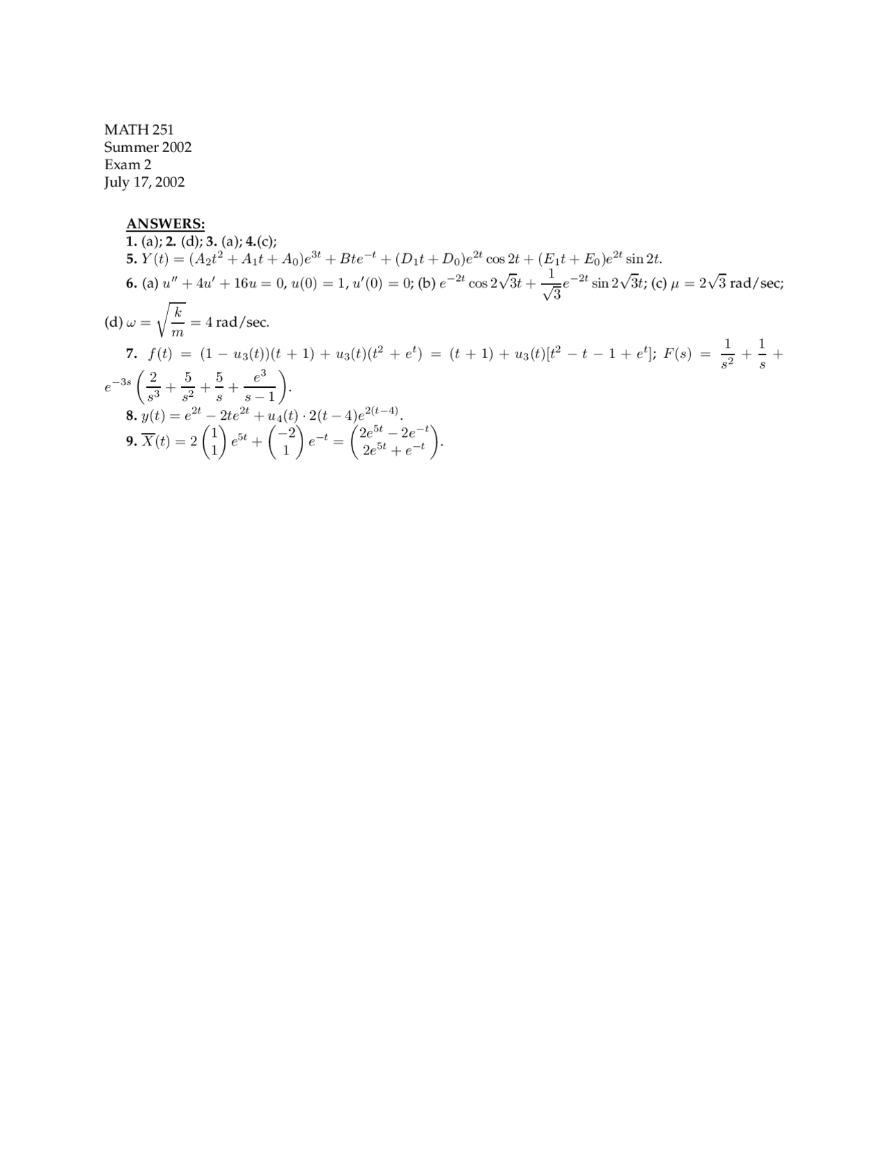 Systems Ordinary And Partial Differential Equations Solved Exam Docsity Systems Ordinary And Partial Differential Equations Solved Exam Docsity