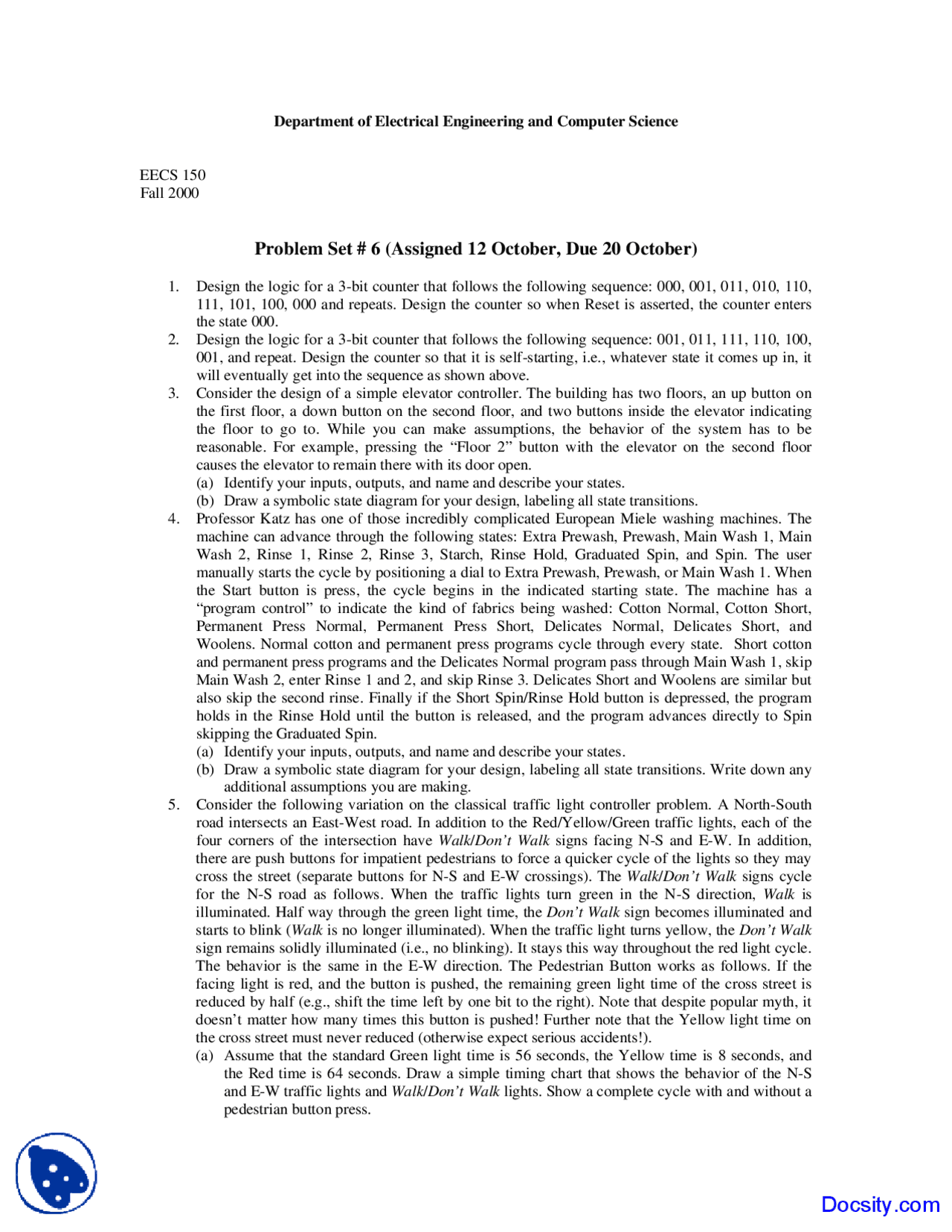 Simple Elevator Controller Components and Techniques for Digital